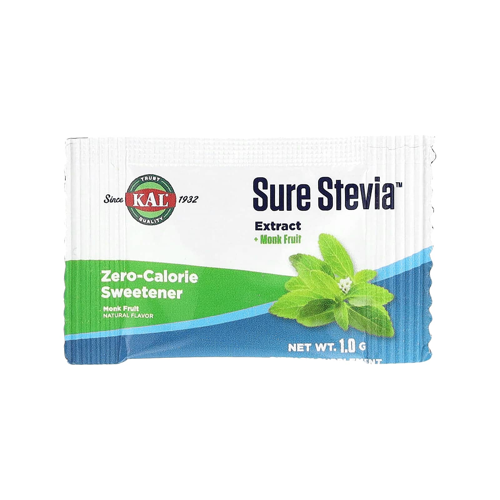 KAL, Sure Stevia, с фруктами архата, 100 пакетиков, 100 г (3,5 унции)