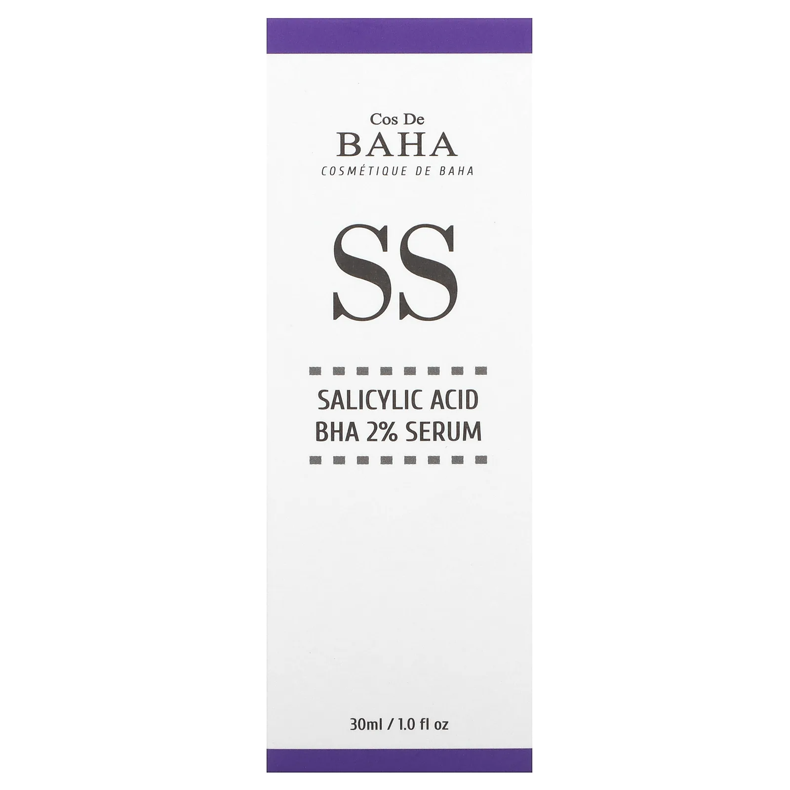 Cos De BAHA, SS, сыворотка с салициловой кислотой и БГК, 2%, 30 мл (1 жидк. унция)