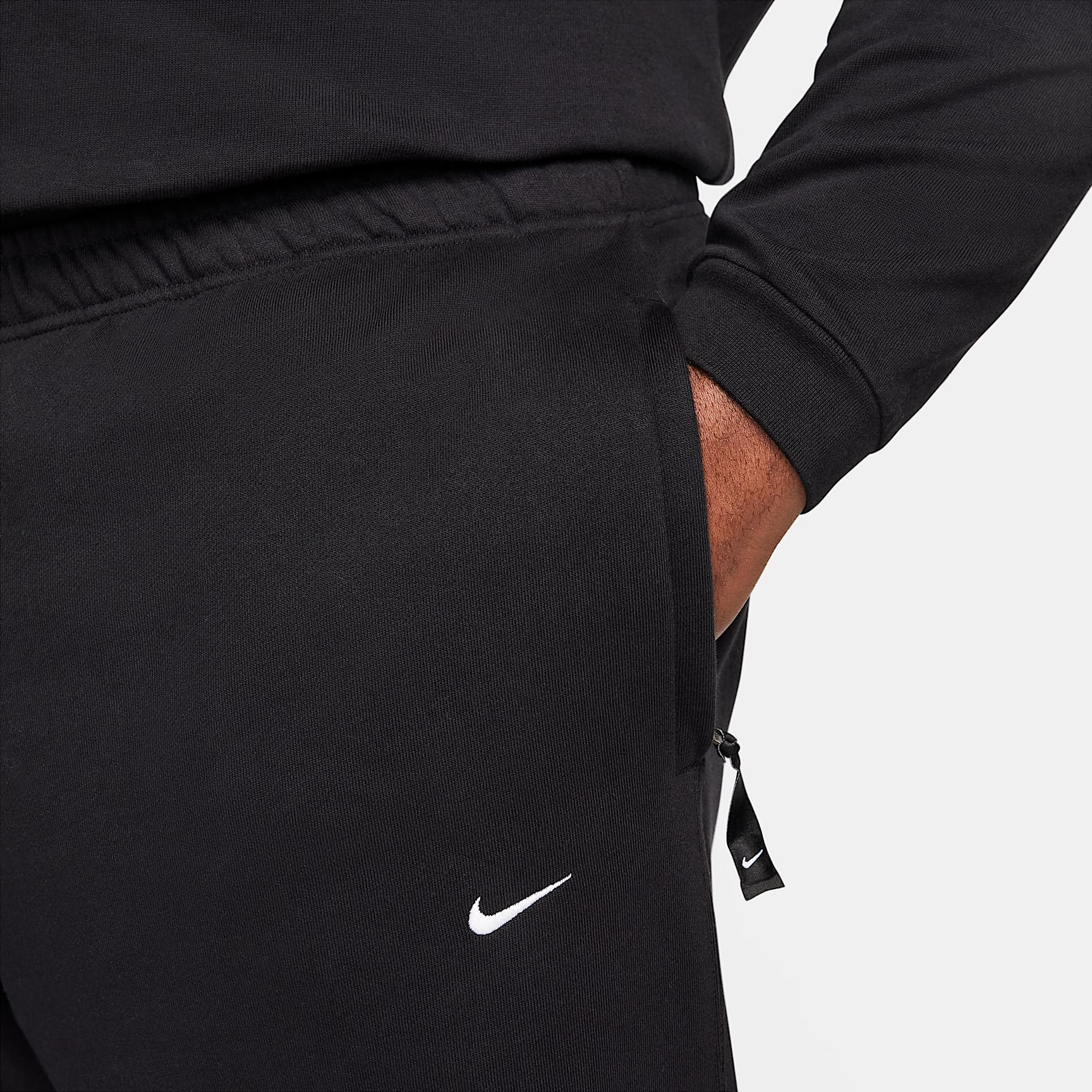 Nike Solo Swoosh Men's Open-Hem Fleece Pants