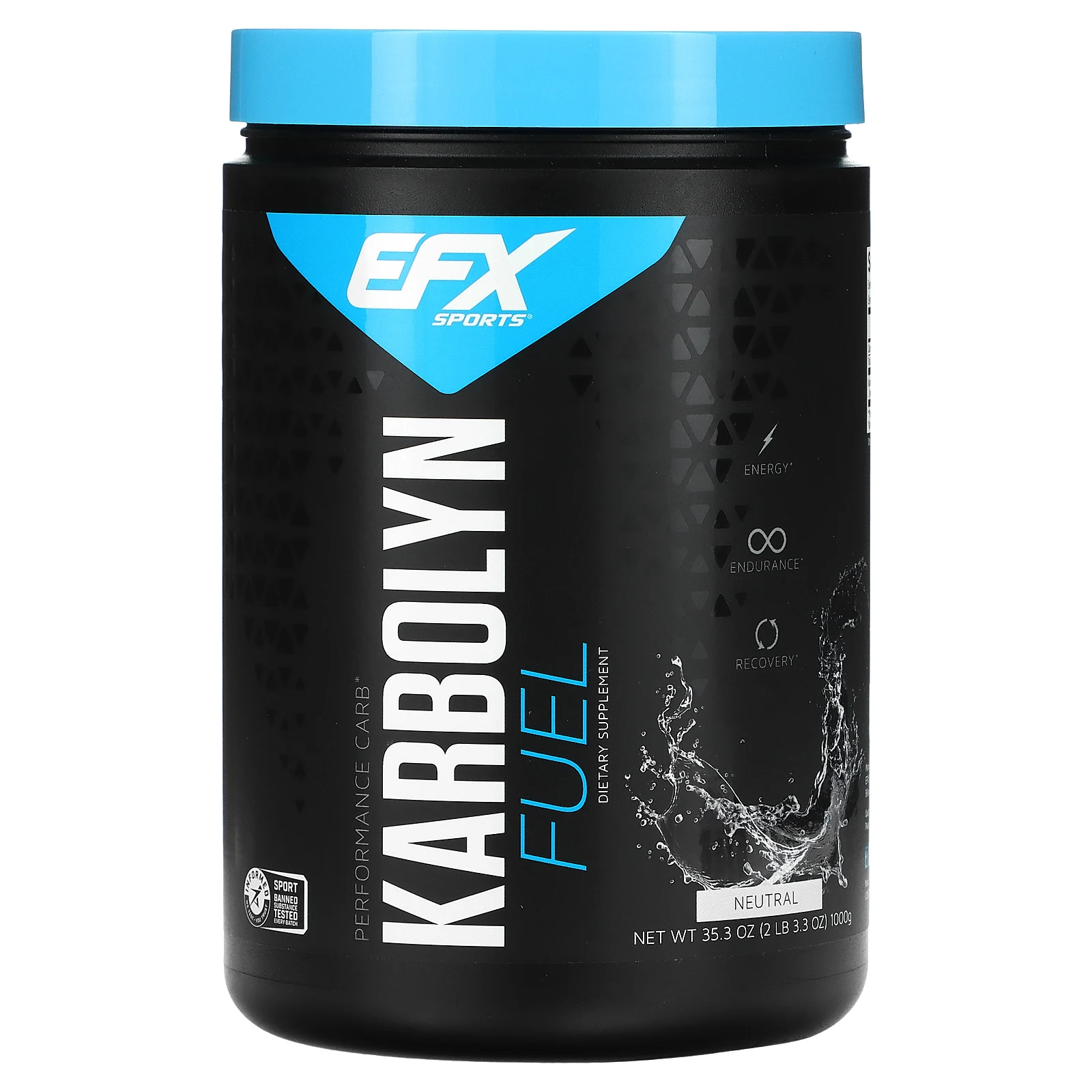 EFX Sports, Karbolyn Fuel, нейтральный, 1000 г (2 фунта)