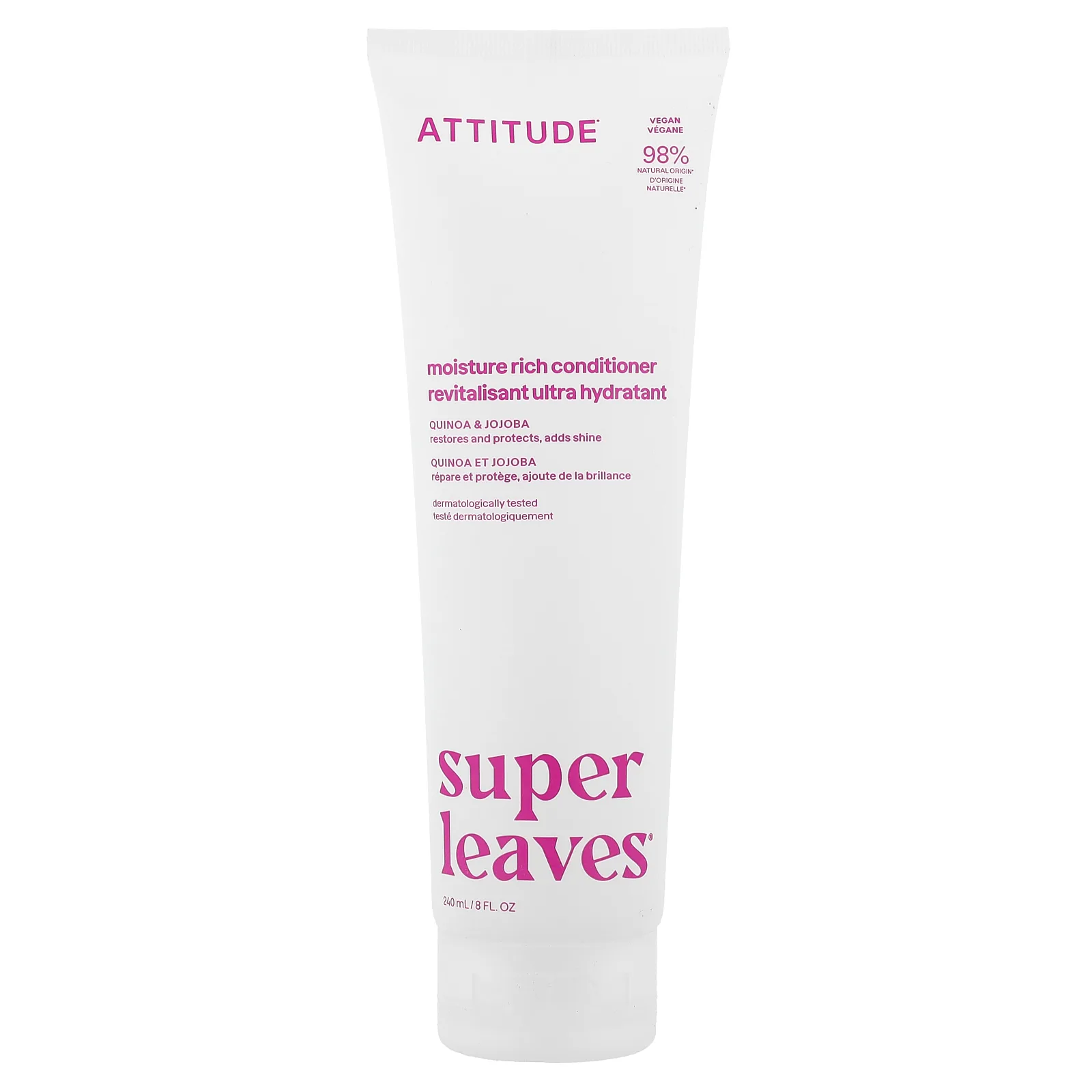 ATTITUDE, Super Leaves®, увлажняющий кондиционер, 240 мл (8 жидк. унций)