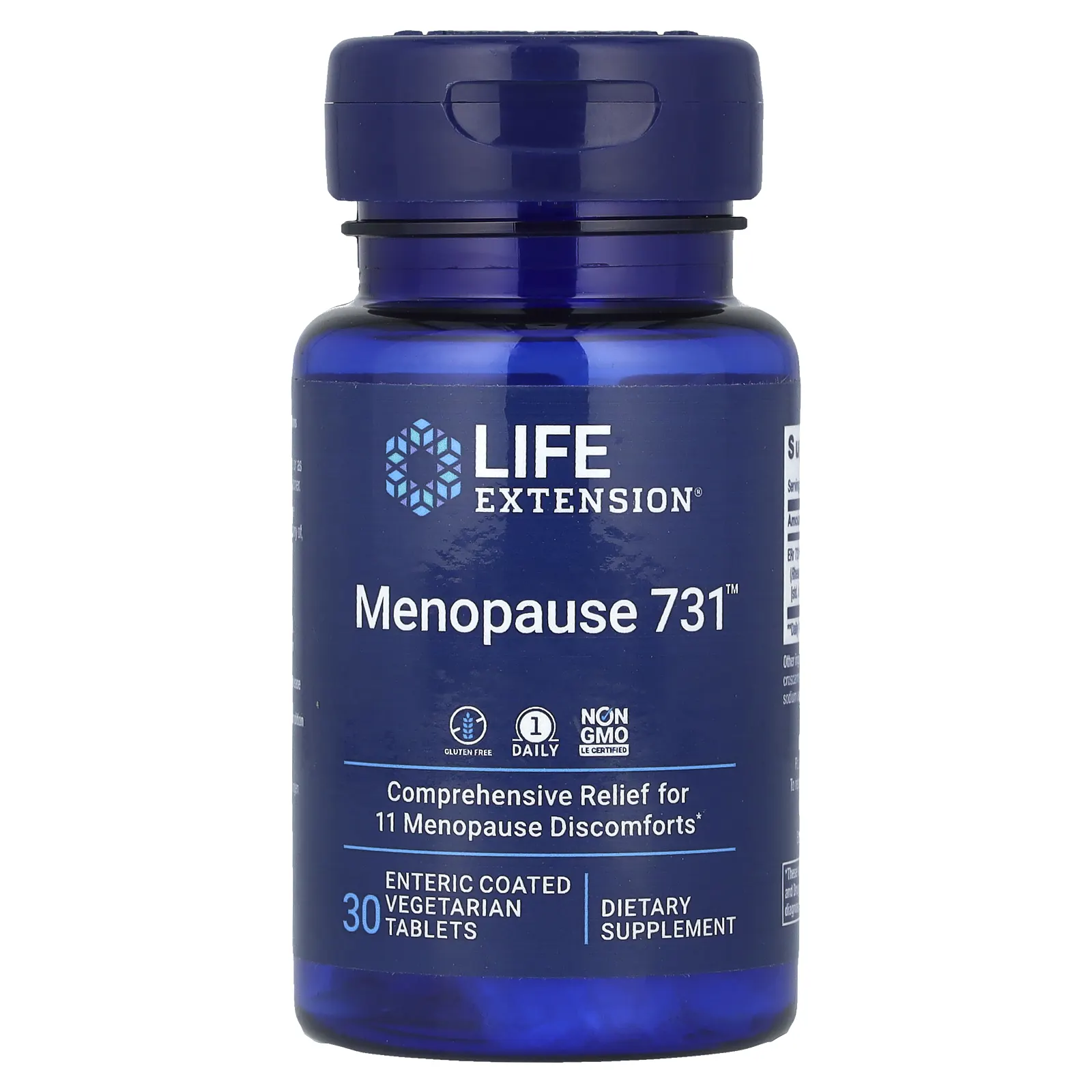 Life Extension, Menopause 731, 30 вегетарианских таблеток, покрытых кишечнорастворимой оболочкой