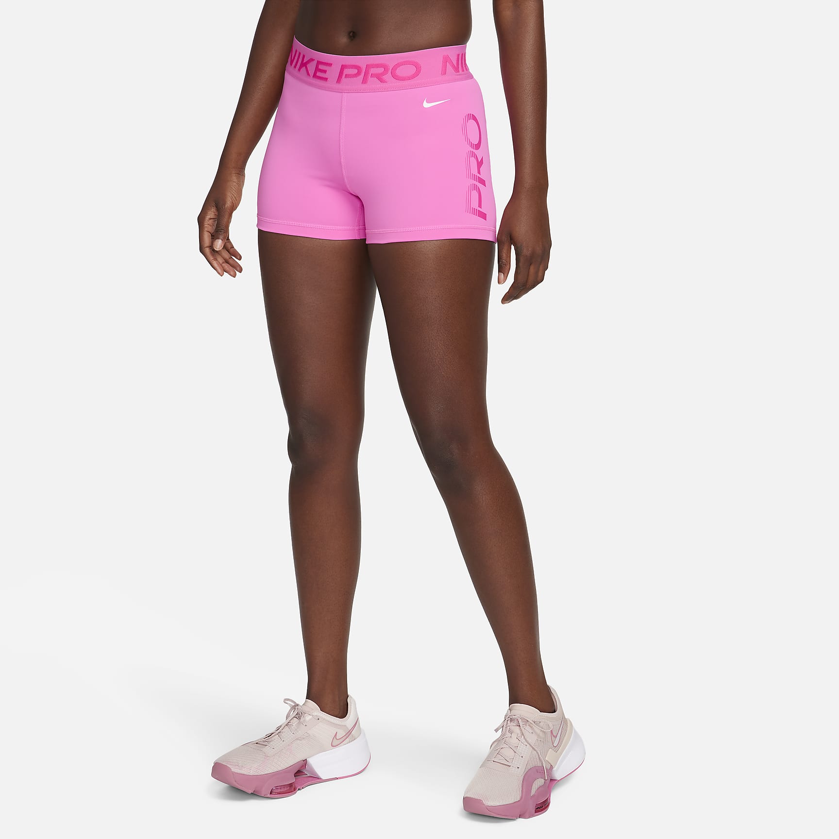 Nike Pro Women's Mid-Rise 3" Graphic Shorts