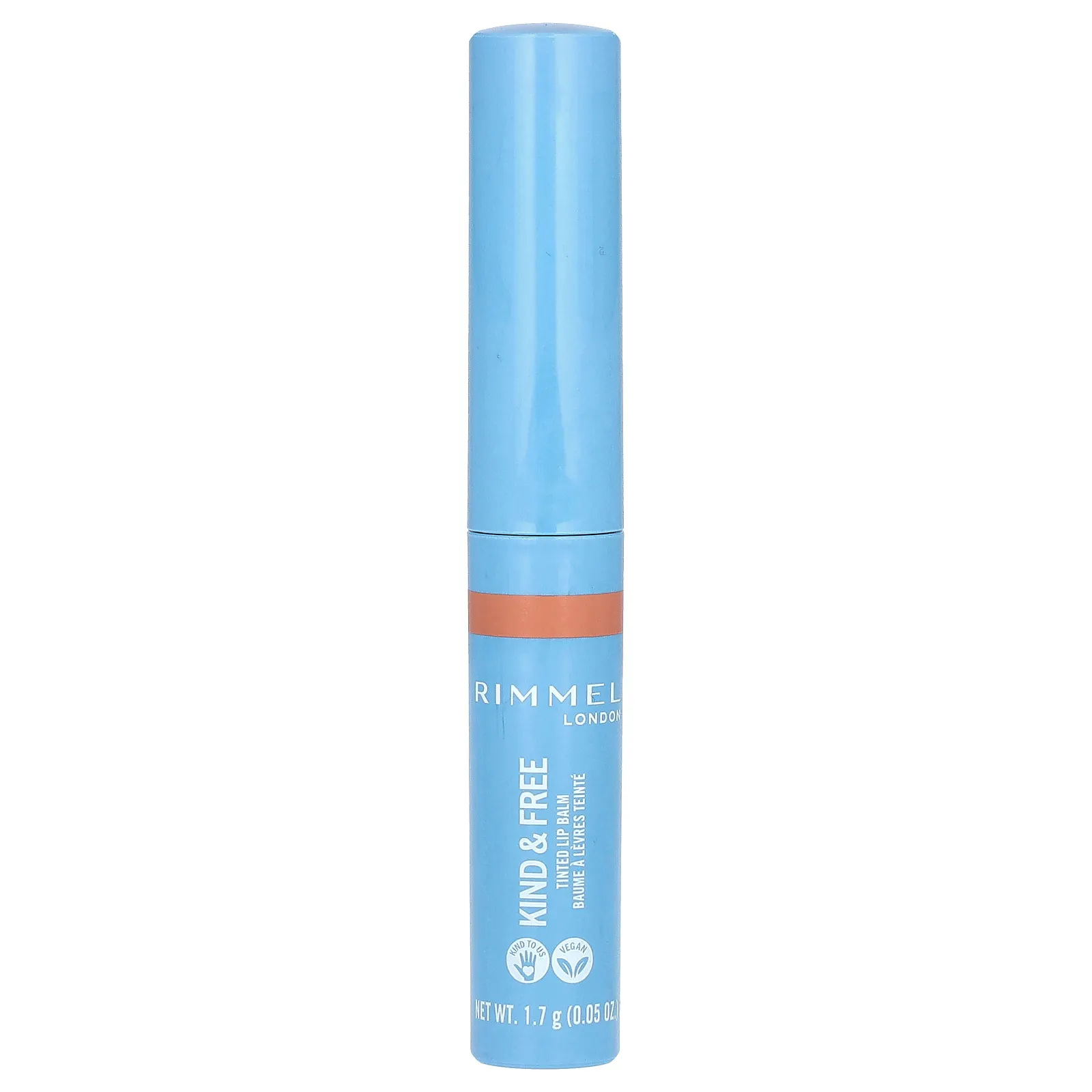 Rimmel London, Kind & Free, оттеночный бальзам для губ, оттенок 003 Tropical Spark, 1,7 г (0,05 унции)