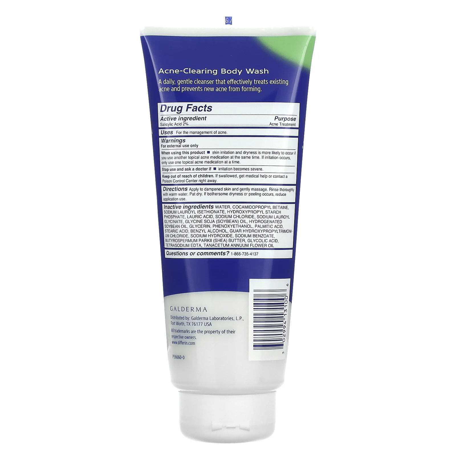 Differin, Гель для душа от акне, 295 мл (10 жидк. Унций)