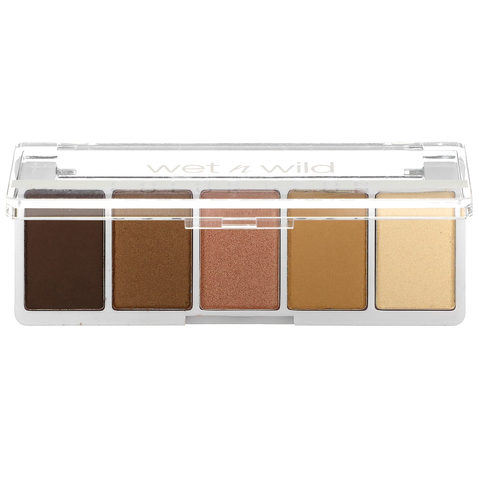 wet n wild, Color Icon, палитра теней из 5 оттенков, Walking On Eggshell, 6 г (0,21 унции)