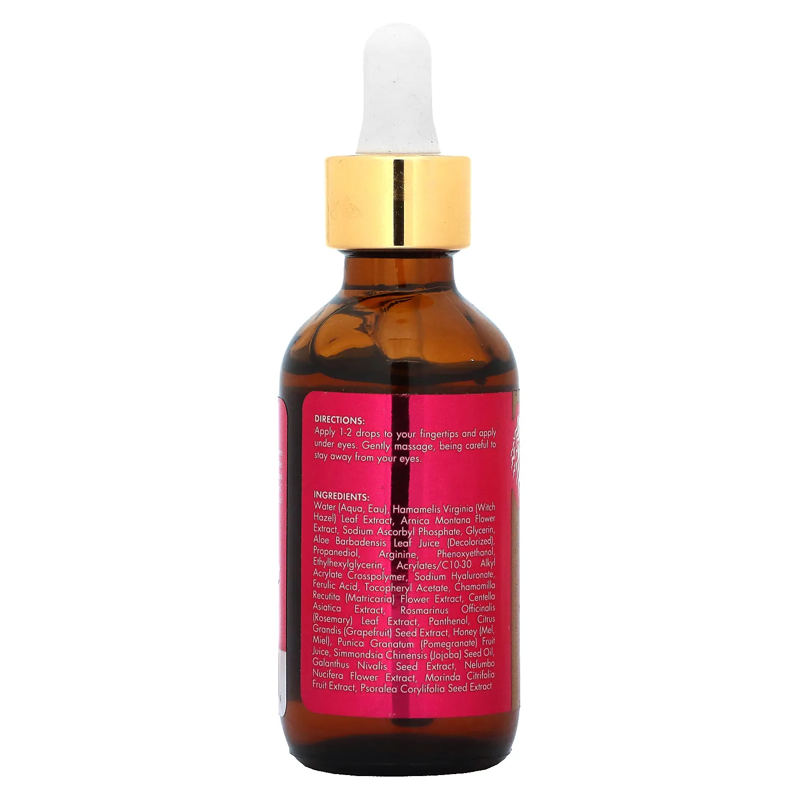 Mielle, Гелевые капли с витамином C для кожи вокруг глаз, смесь граната и меда, 59 мл (2 жидк. Унции)