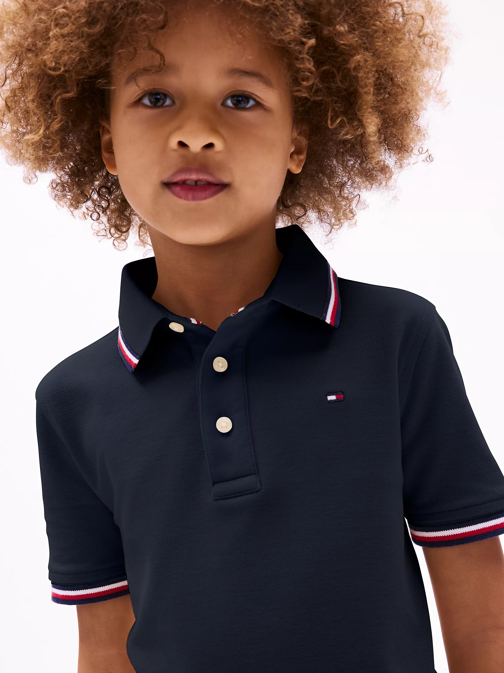 Рубашка-поло для мальчиков Tommy Hilfiger, Детское поло с коротким рукавом и влагоотводящей технологией Tommy