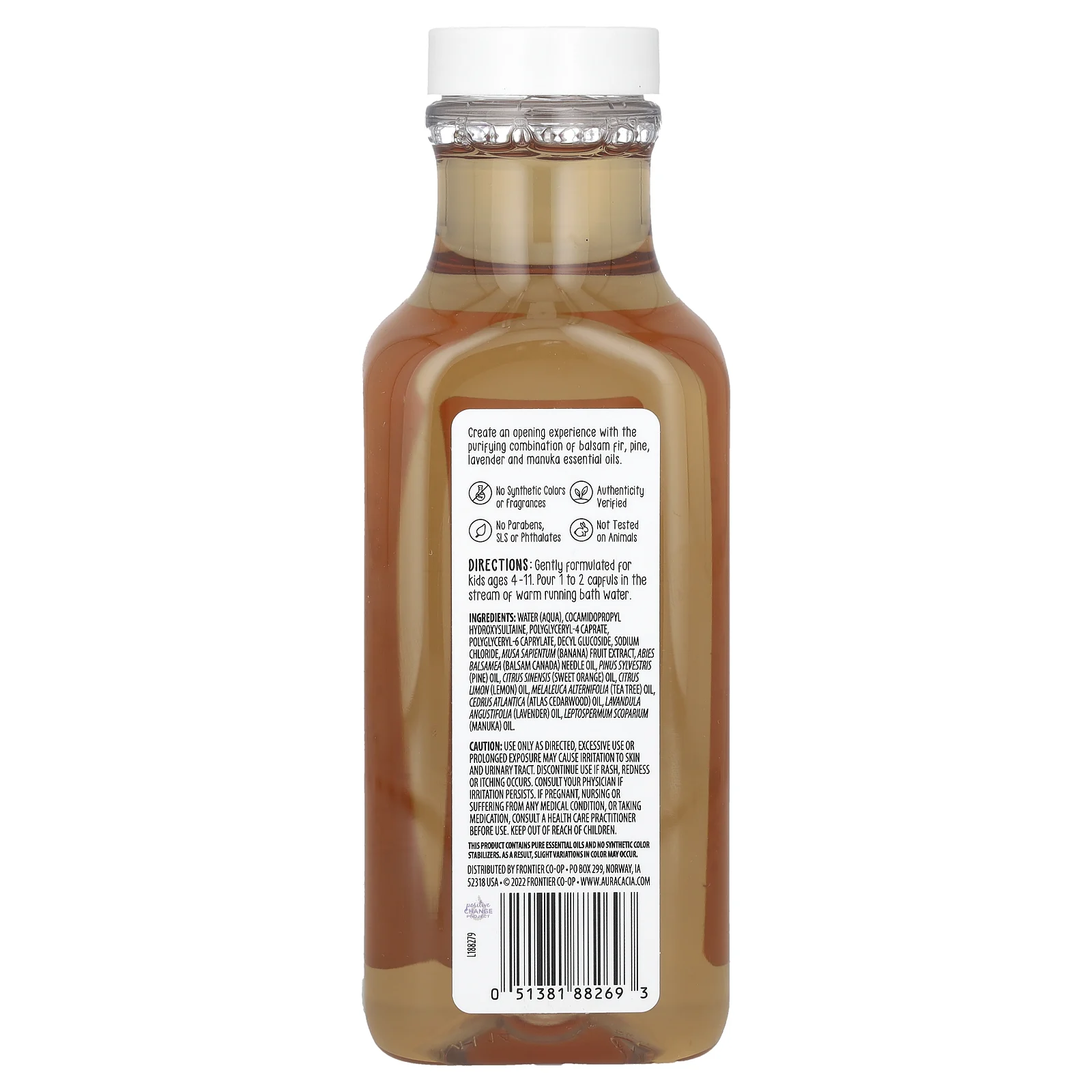 Aura Cacia, Kids, очищающая пена для ванн, 384 мл (13 жидк. Унций)