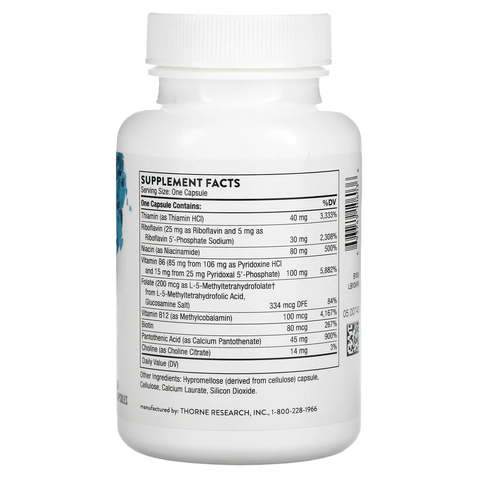 Thorne, B-Complex #6, 60 капсул