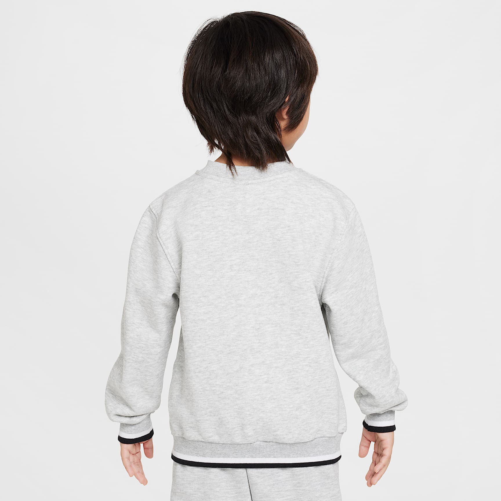 Nike Sportswear "Outside the Lines" Little Kids' French Terry Crew Top