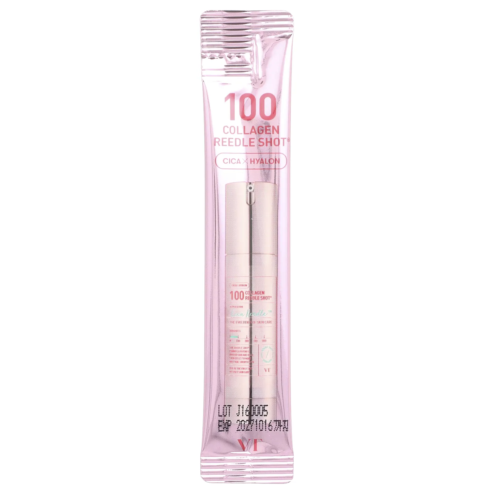 VT Cosmetics, 100 Collagen Reedle Shot®, 10 шт. По 2 мл