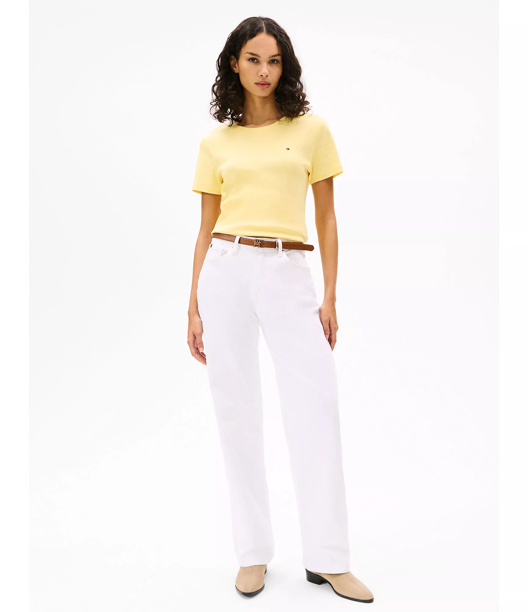 Женская футболка Tommy Hilfiger, Любимая футболка с круглым вырезом