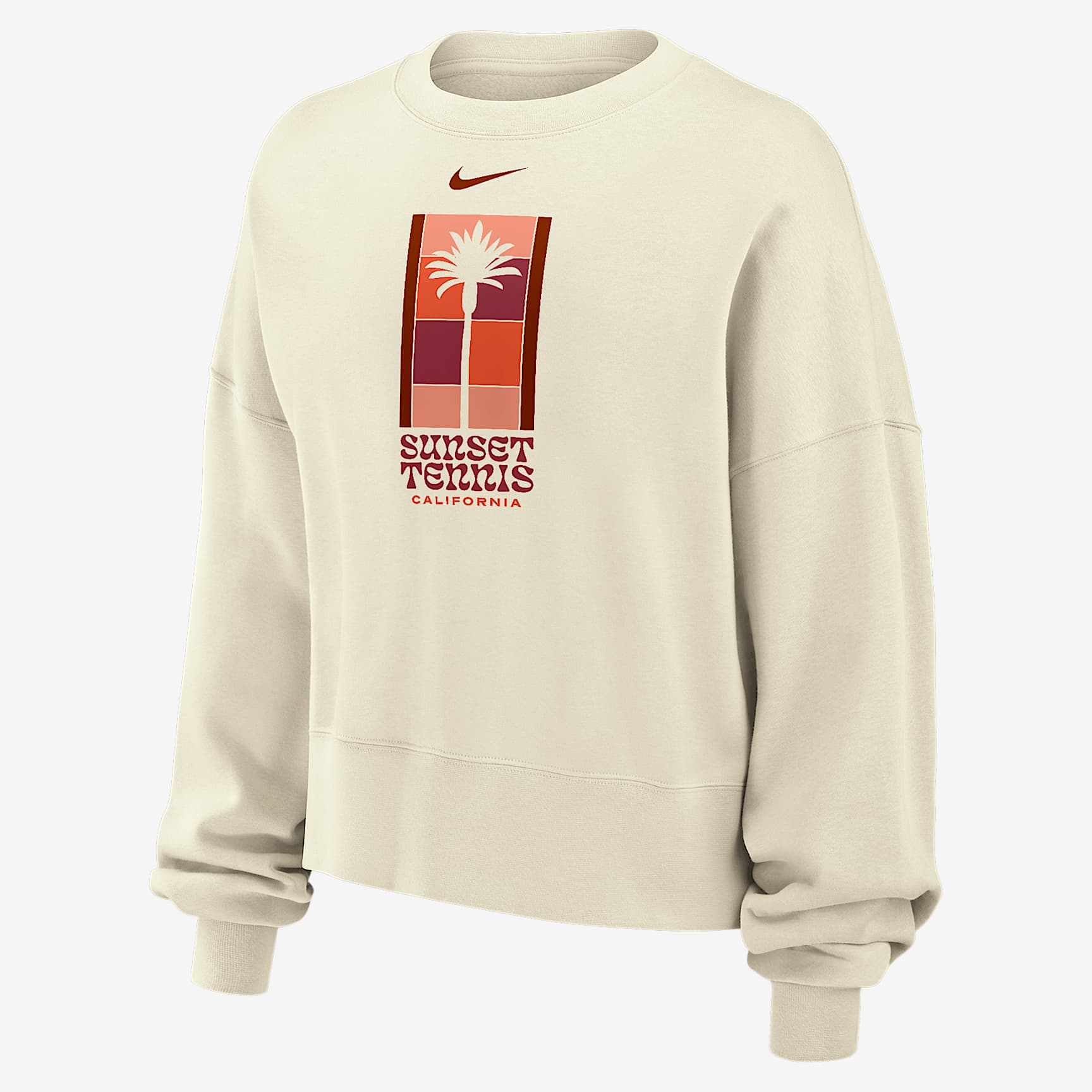 Nike Phoenix Fleece Women's Tennis Crew-Neck Sweatshirt