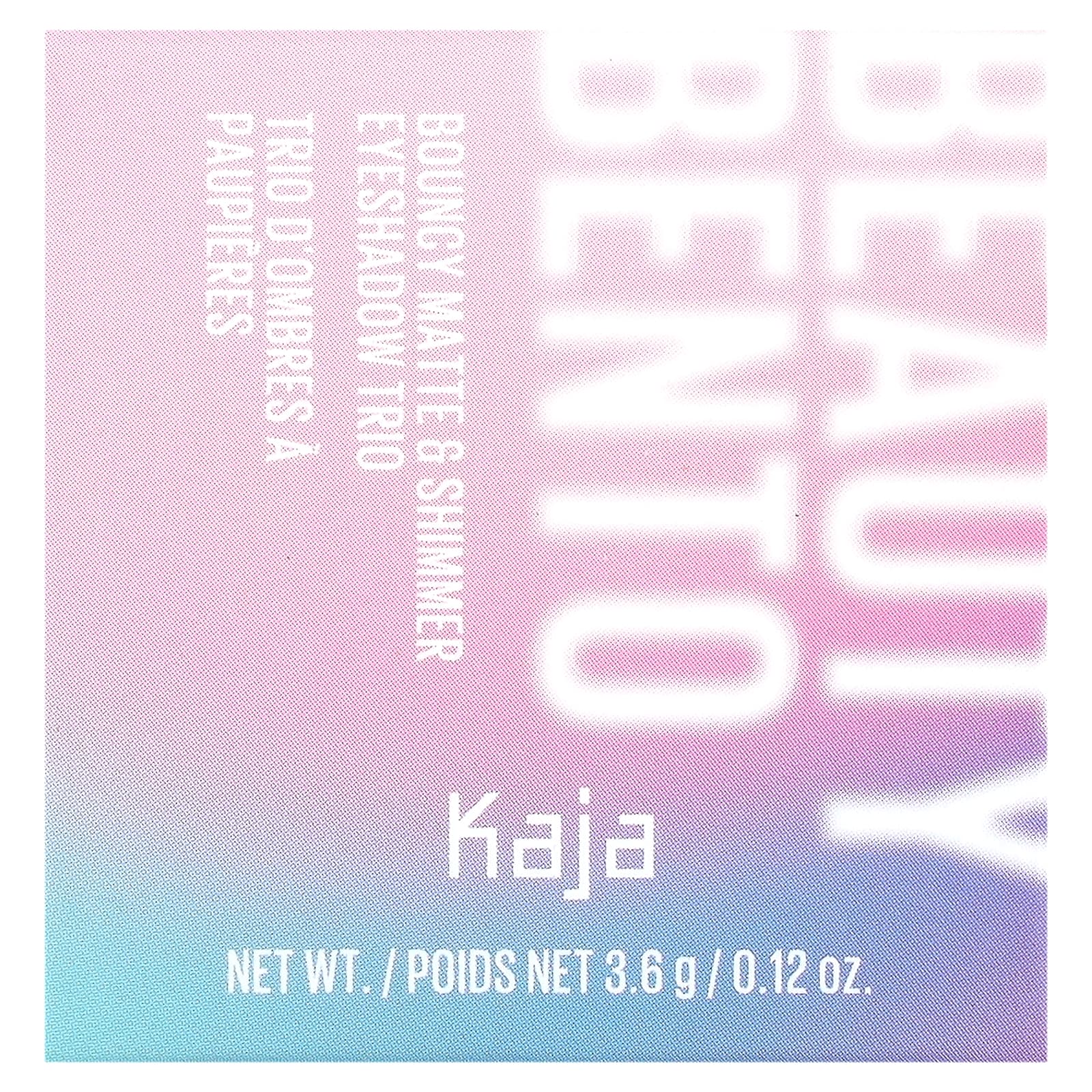 Kaja, Beauty Bento, трио упругих матовых и сияющих теней для век, 10 оттенков имбиря, 3,6 г (0,12 унции)