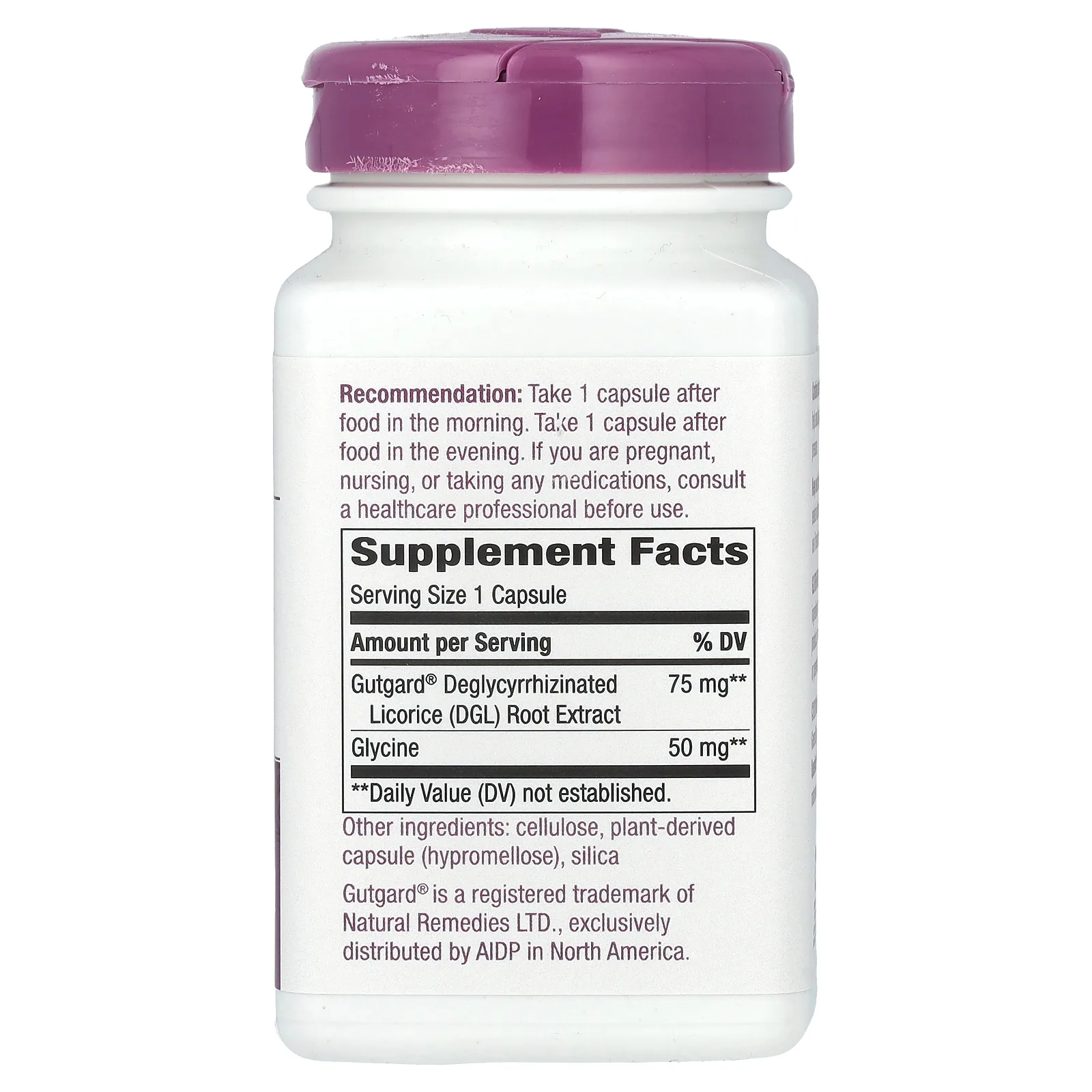 Nature's Way, премиальный экстракт, DGL Ultra, 75 мг, 90 веганских капсул