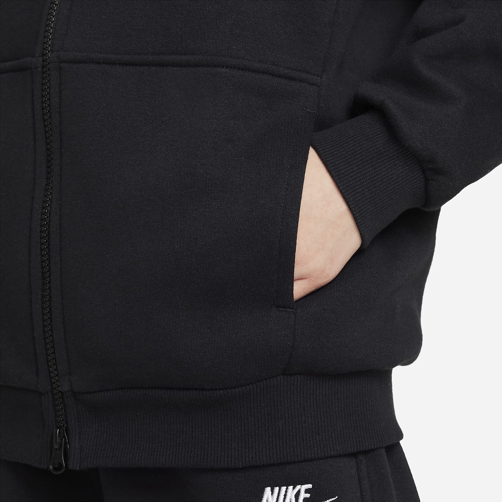 Nike Sportswear Club Fleece Big Kids' Oversized Full-Zip Hoodie