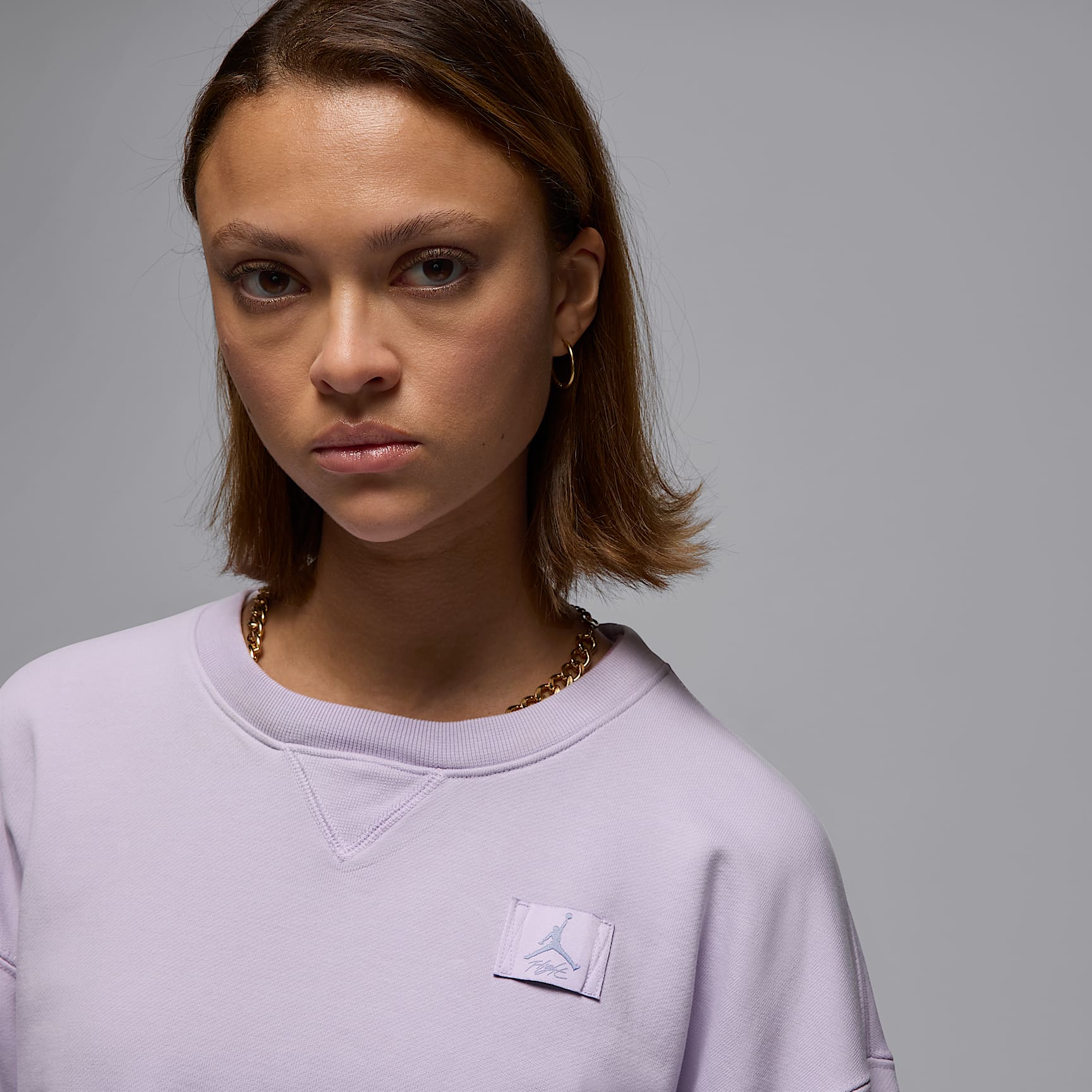 Jordan Flight Fleece Women's French Terry Crew-Neck Sweatshirt