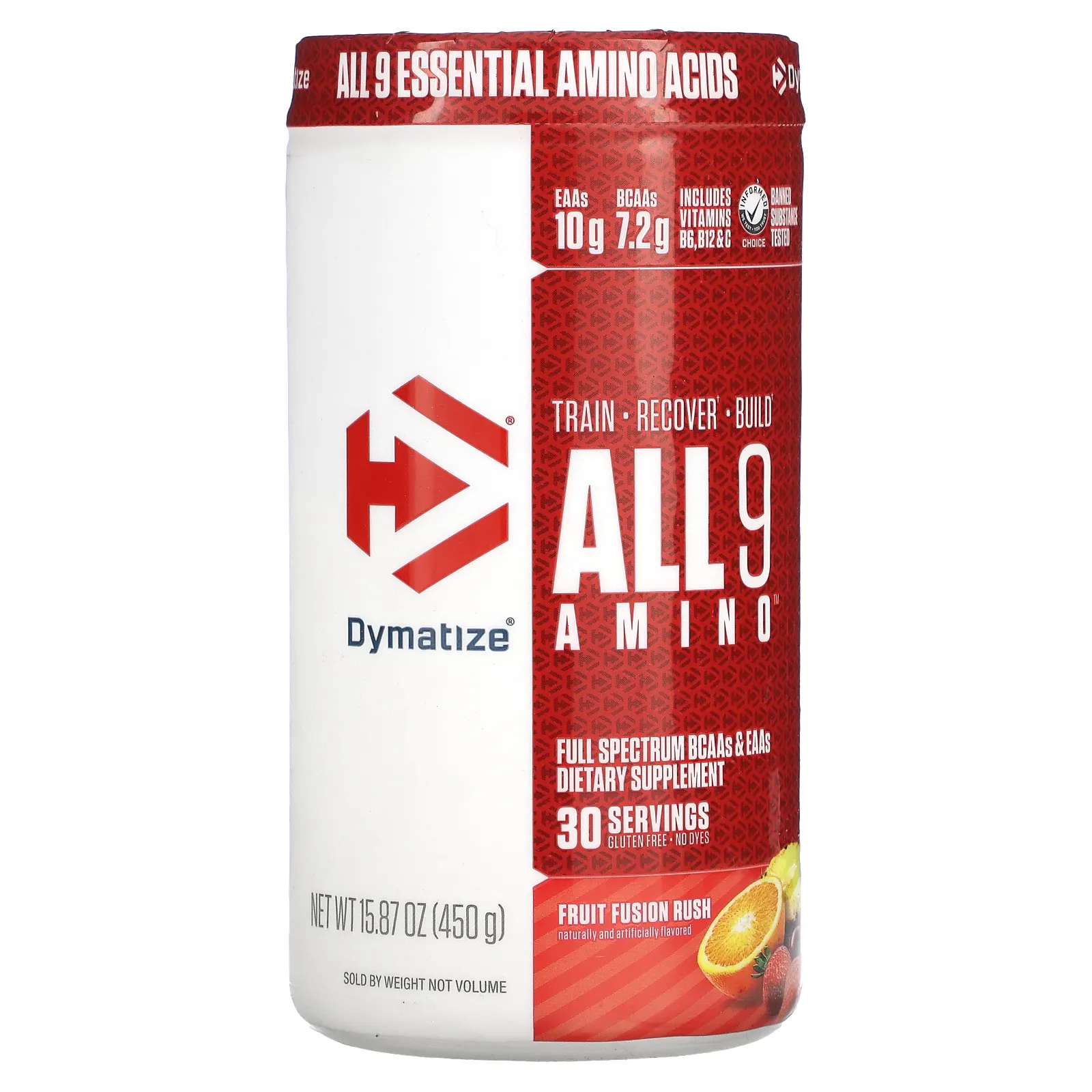 Dymatize, All 9 Amino, фруктовый вкус, 15,87 (450 г)