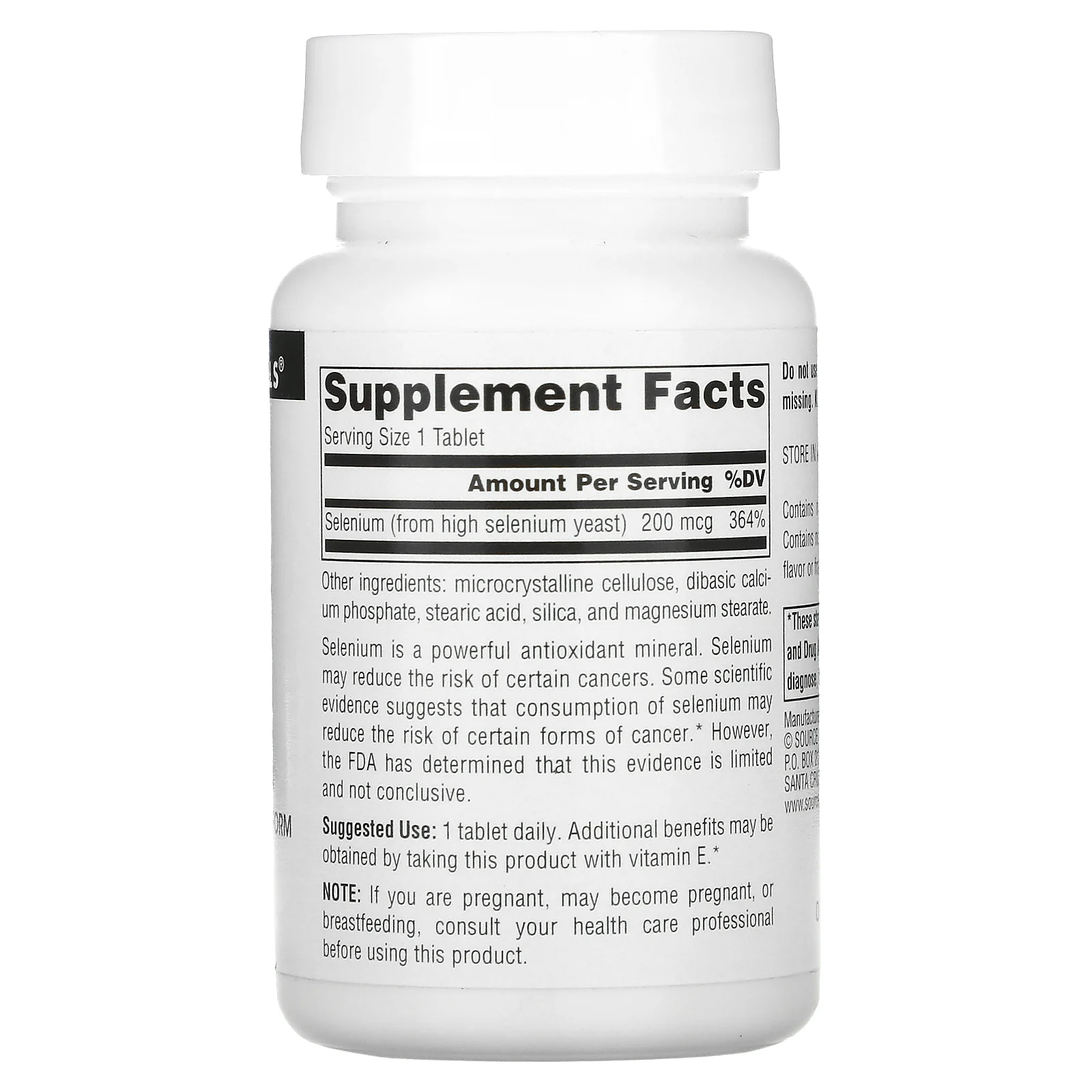 Source Naturals, Селениум, 200 мкг, 120 таблеток