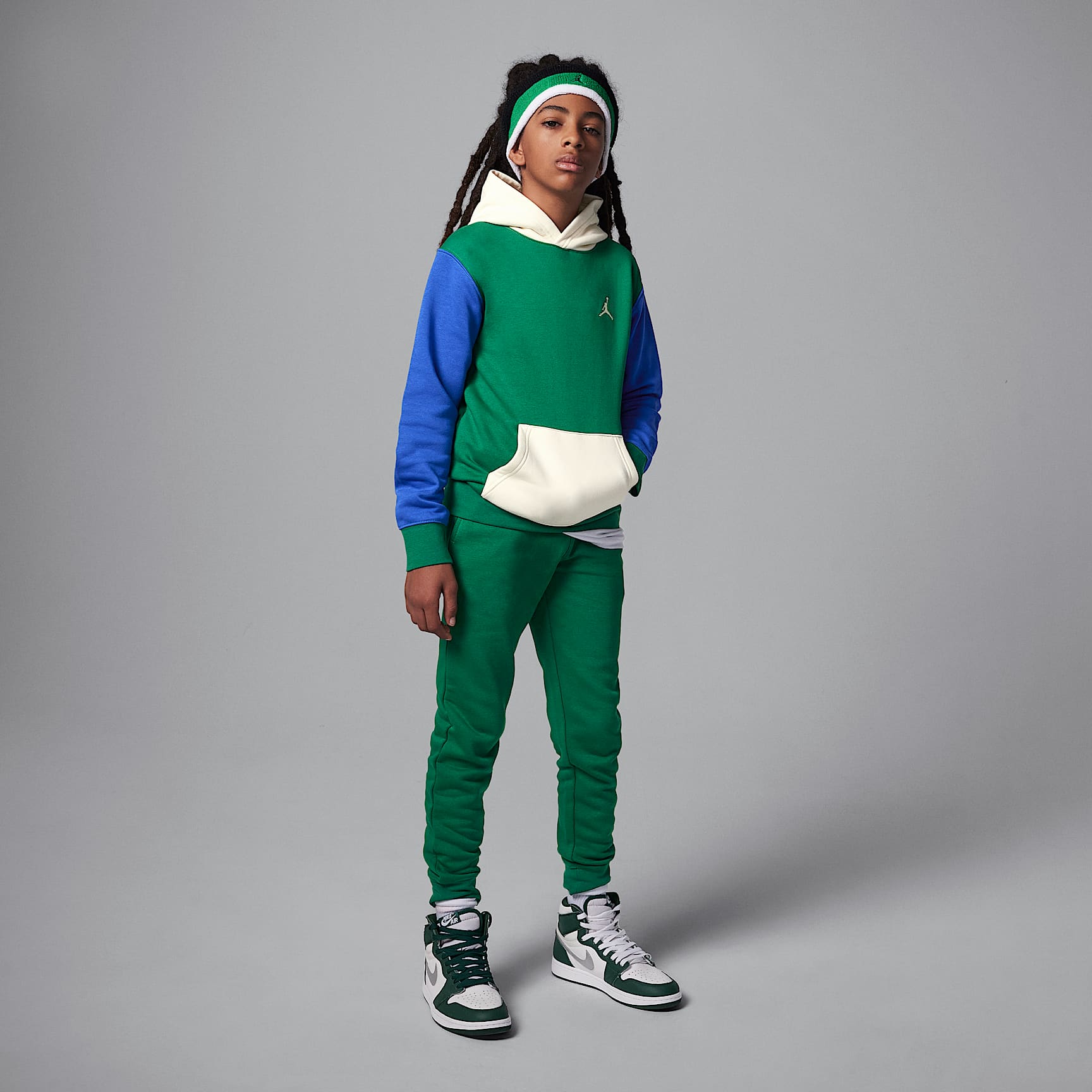 Jordan Big Kids' Brooklyn Fleece Pullover Hoodie