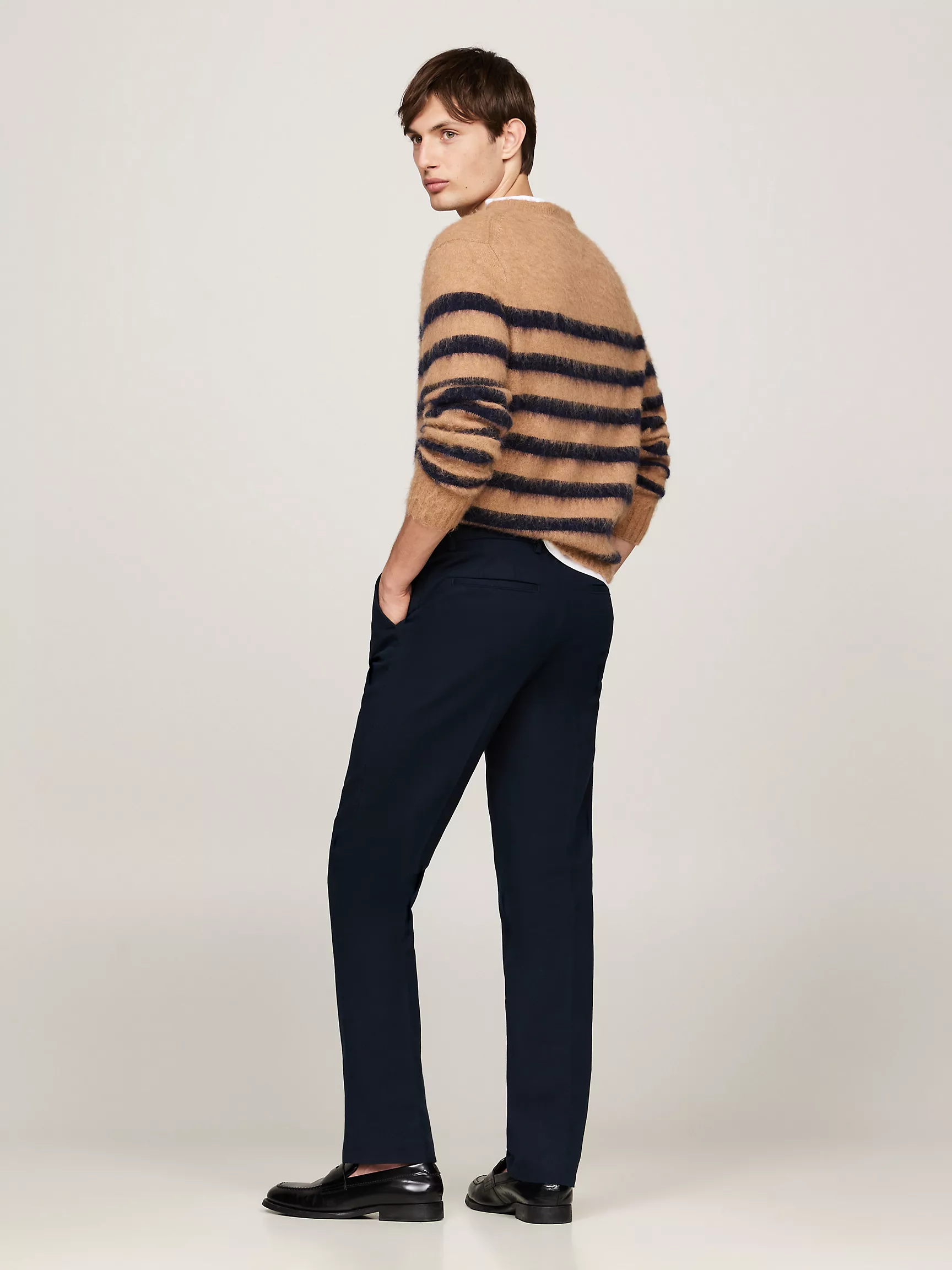 Мужские брюки Tommy Hilfiger, Прямые брюки чинос из эластичного хлопка