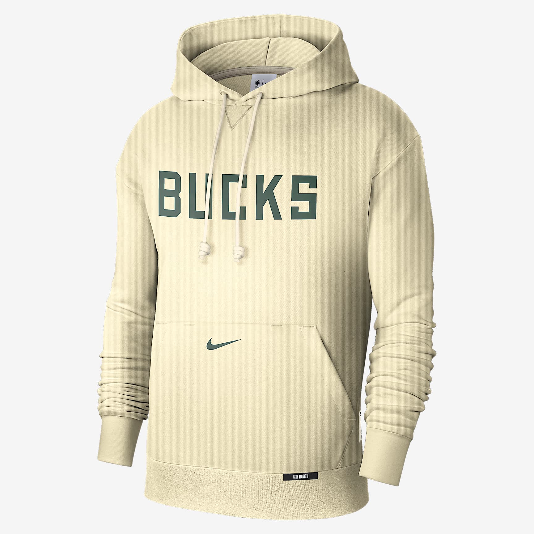 Milwaukee Bucks Standard Issue City Edition Men's Nike Dri-FIT NBA Courtside Hoodie