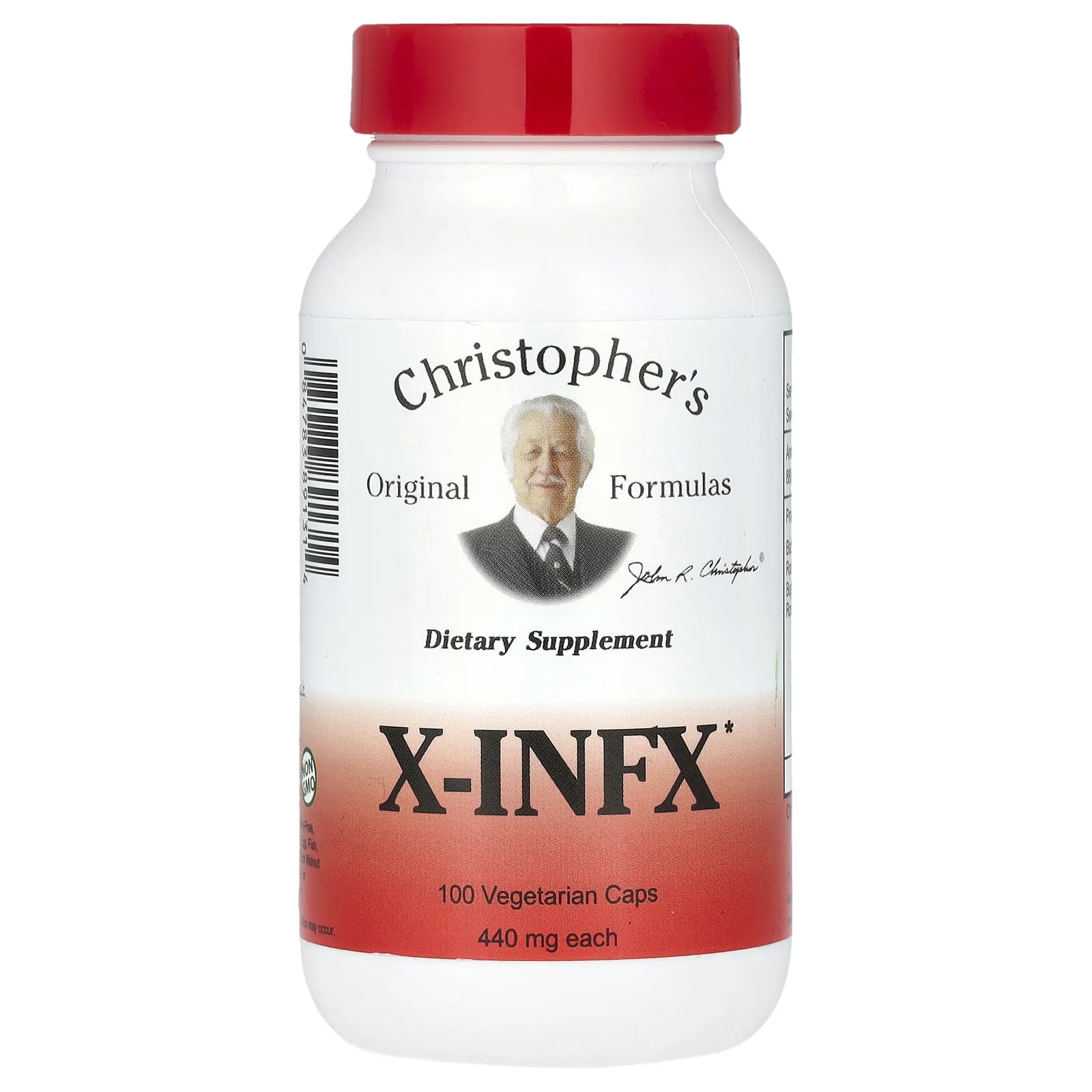 Christopher's Original Formulas, X-INFX, 440 мг, 100 вегетарианских капсул