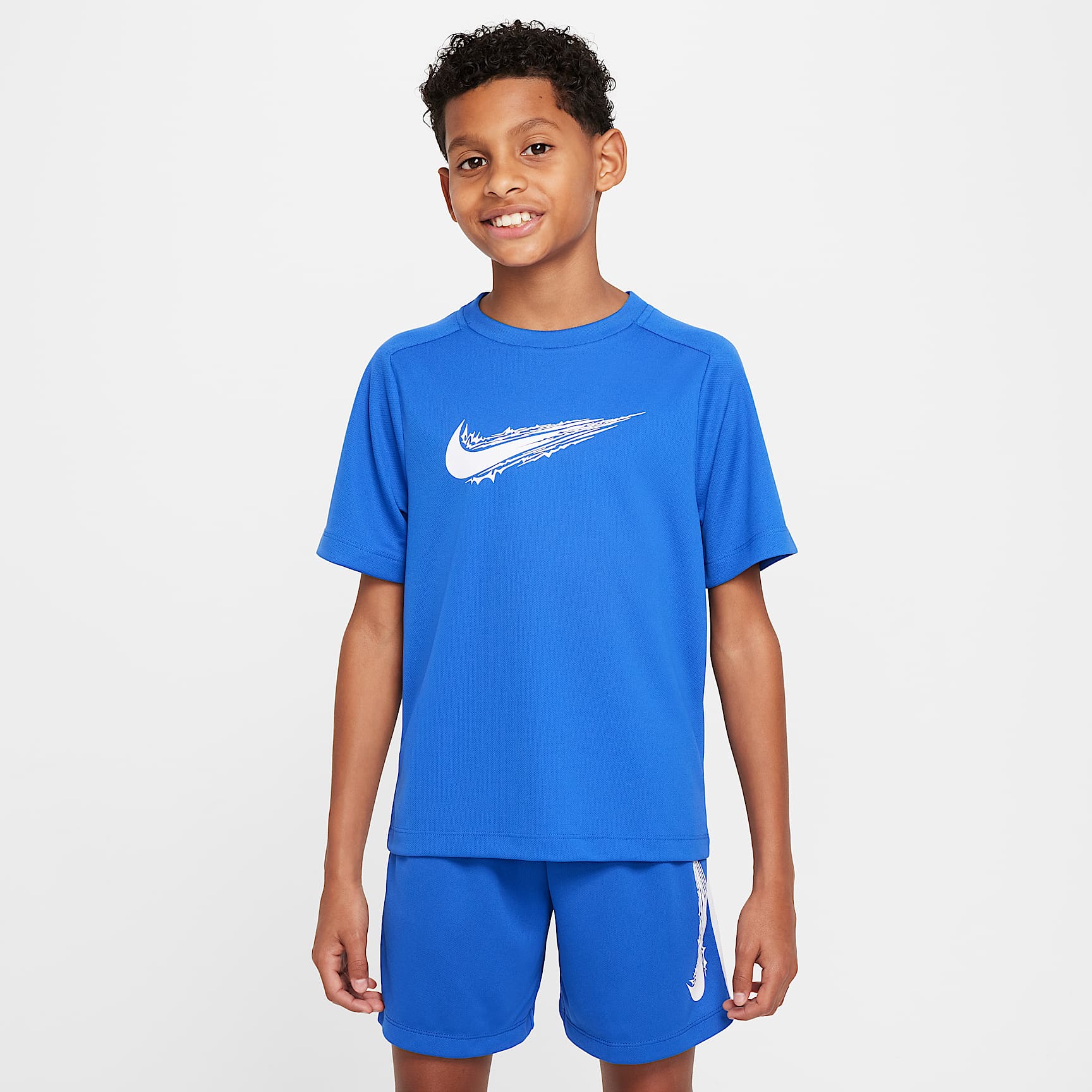 Nike Multi Big Kids' (Boys') Dri-FIT Short-Sleeve Top