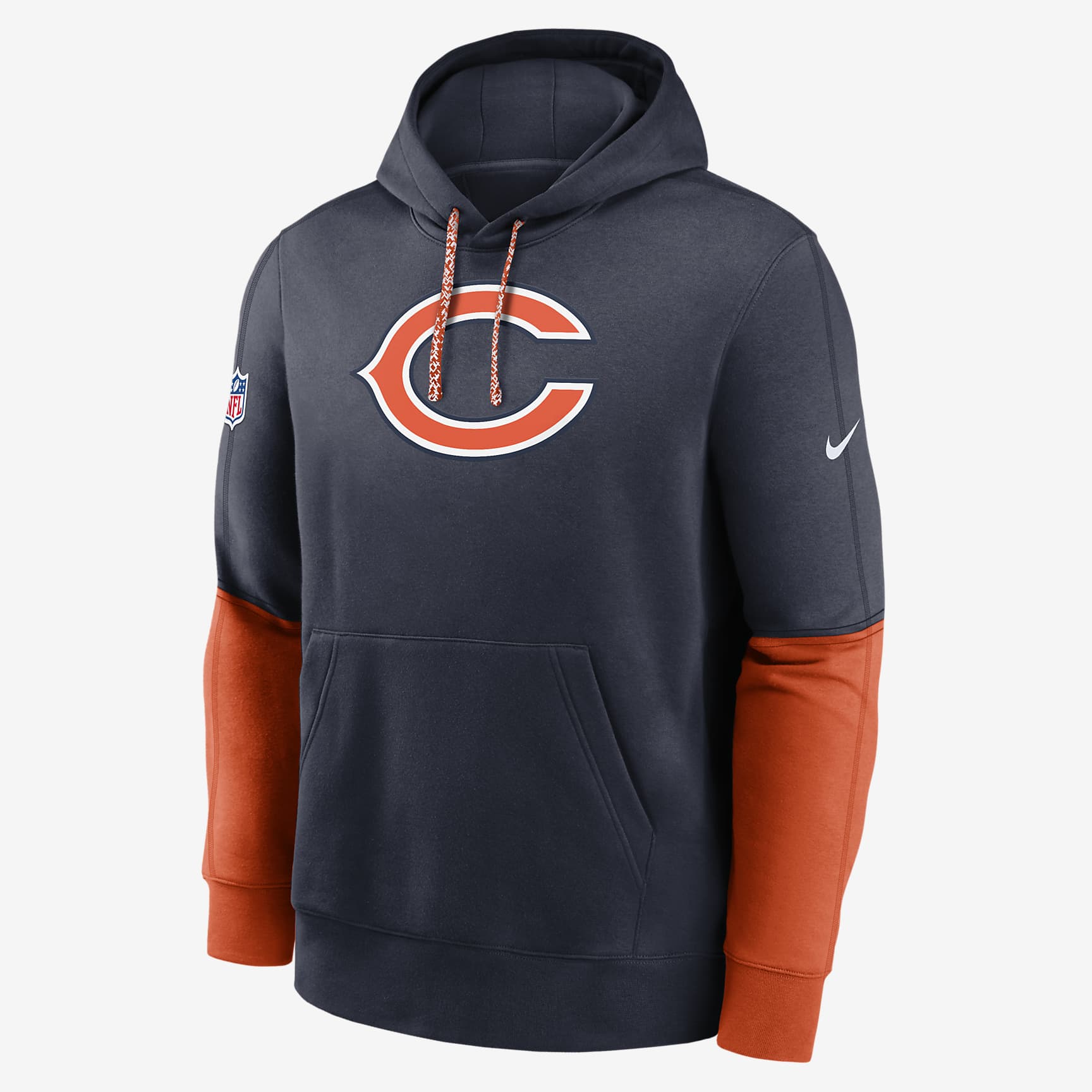 Chicago Bears Sideline Team Issue Club Men's Nike NFL Pullover Hoodie
