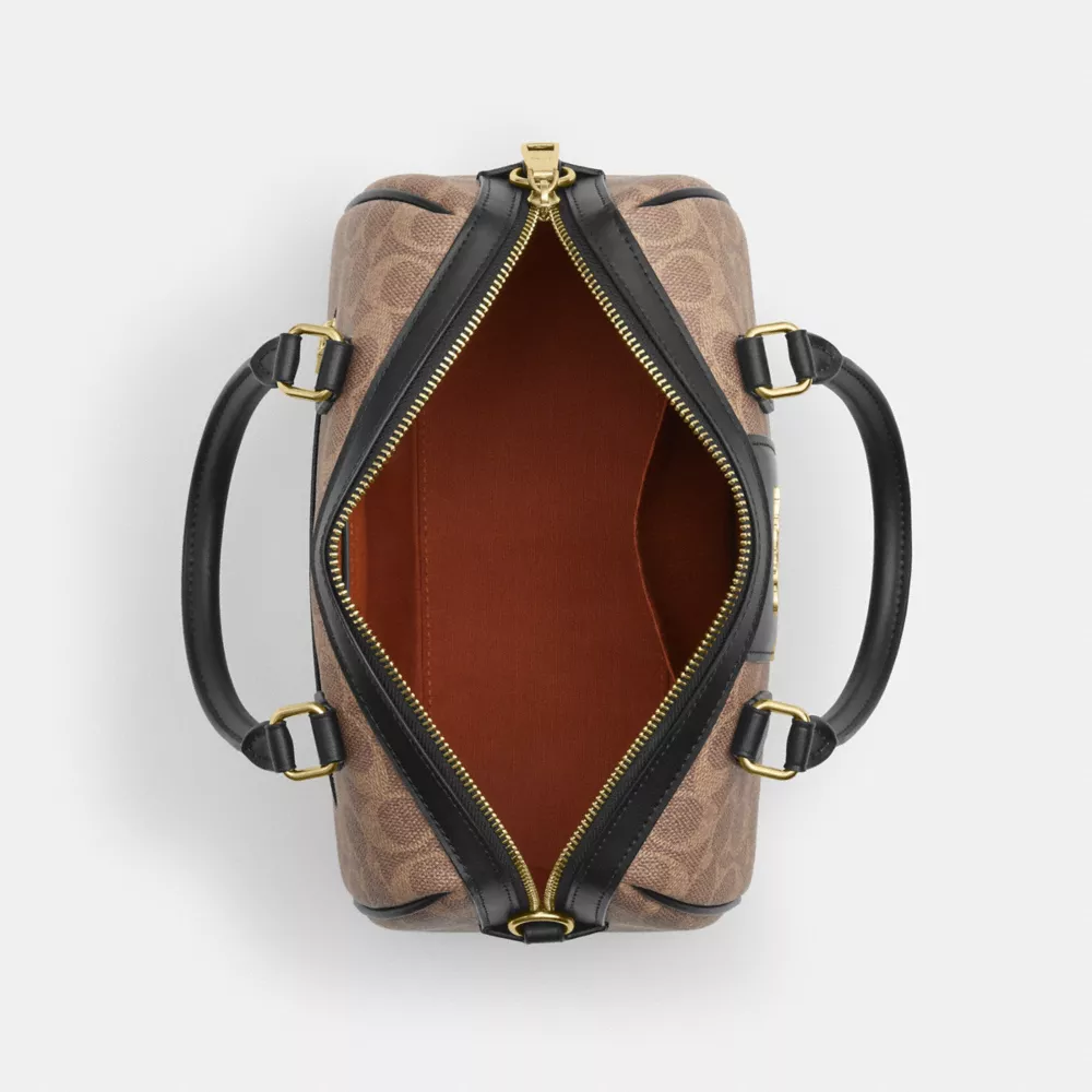 Сумка COACH Rowan Satchel Bag In Signature Canvas