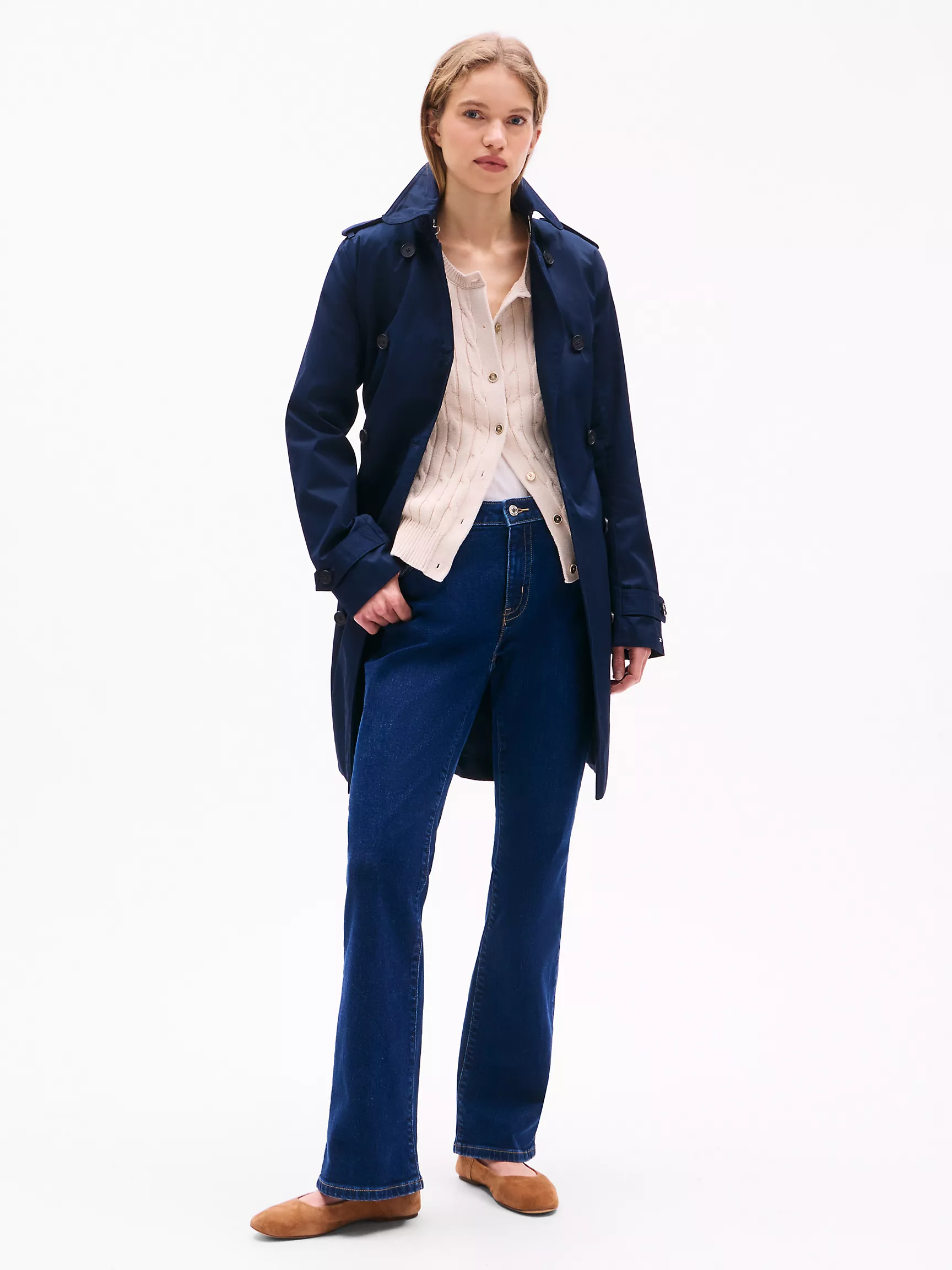 Женский свитер Tommy Hilfiger, Кардиган с узором "косы"