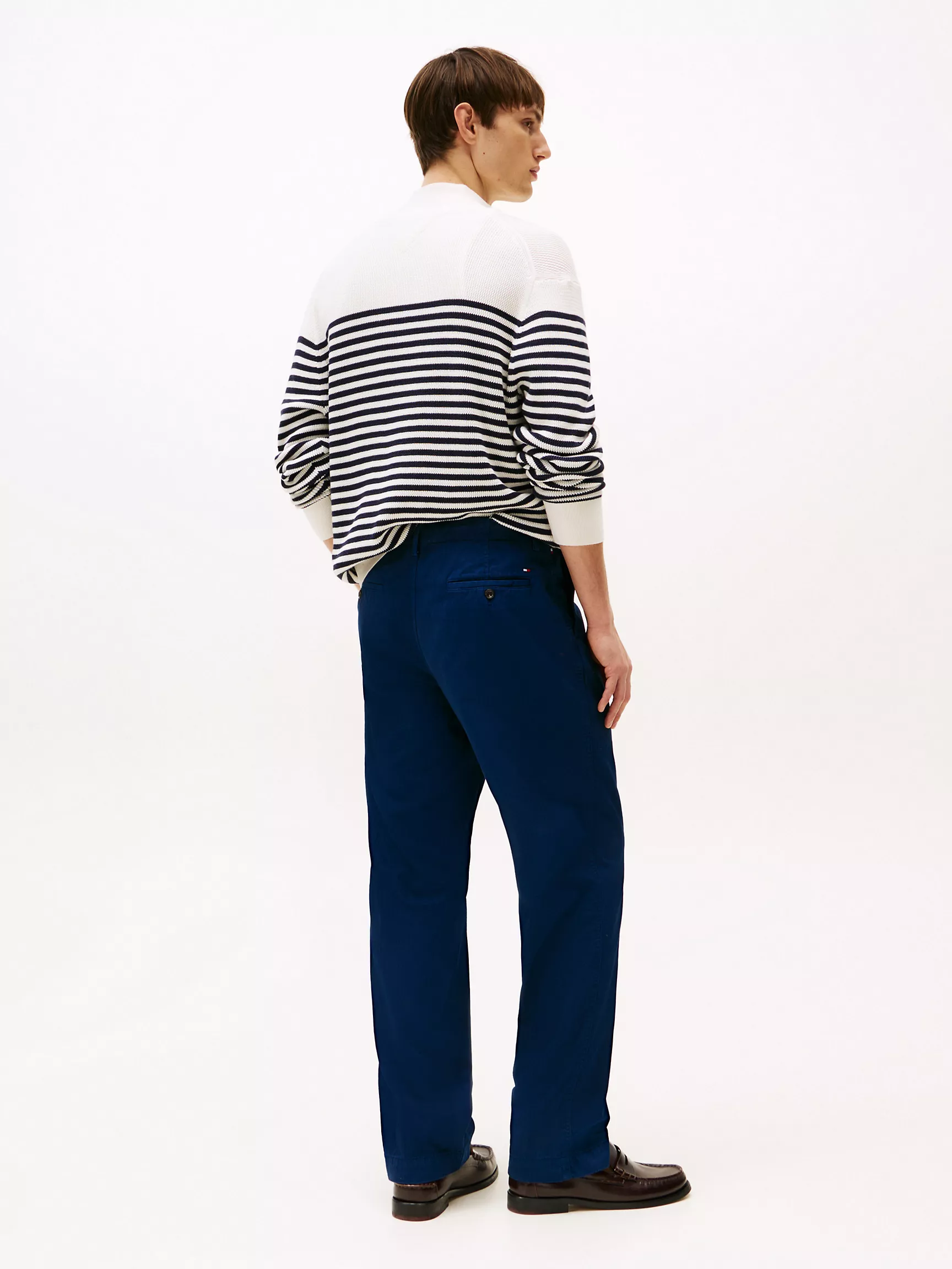 Мужские брюки Tommy Hilfiger, Брюки чинос зауженного кроя с узором "елочка"