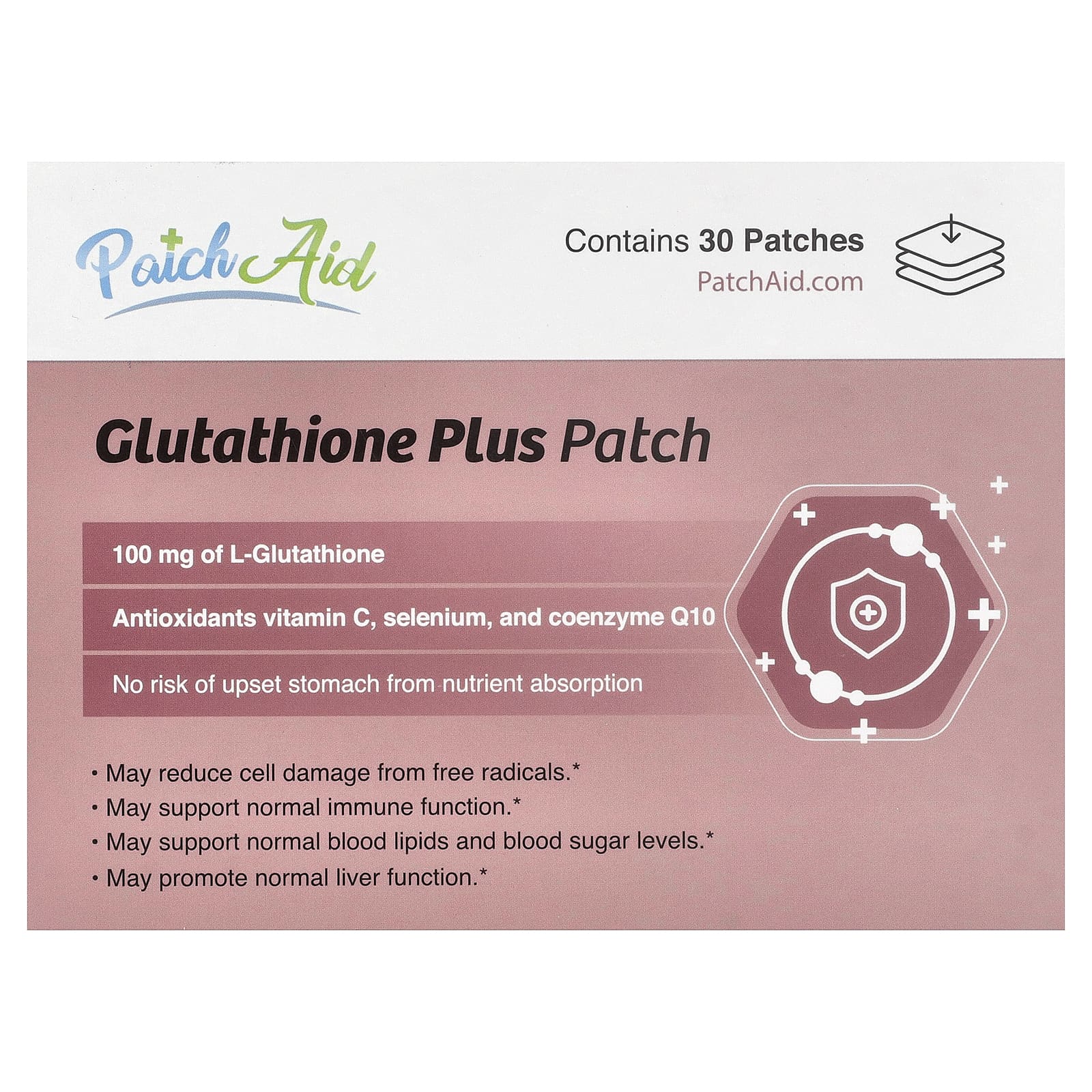 PatchAid, патч с глутатионом, 30 шт.