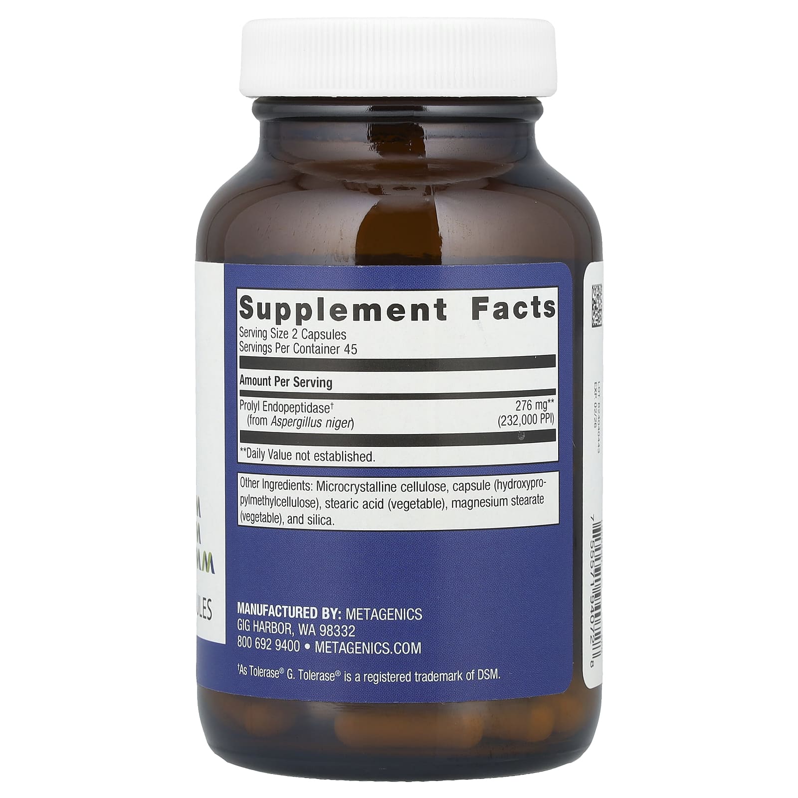 Metagenics, SpectraZyme® Gluten Digest, 90 капсул