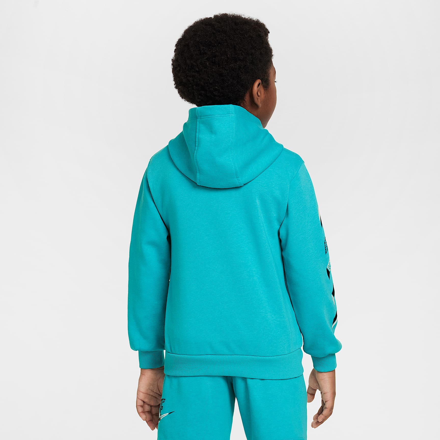 Nike Sportswear "Outside the Lines" Little Kids' French Terry Pullover Hoodie