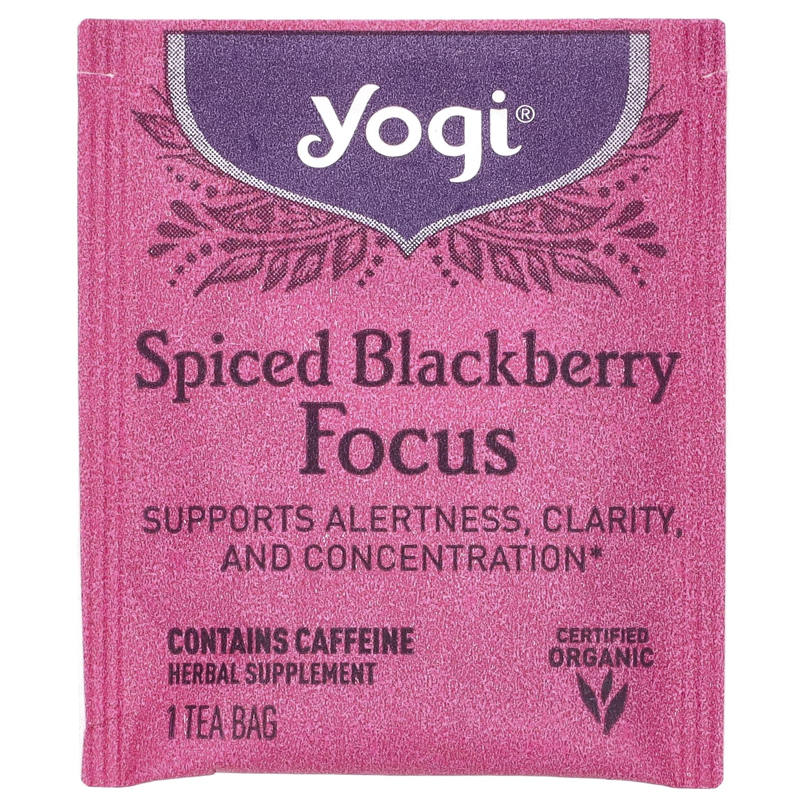 Yogi Tea, Ежевика со специями, 16 чайных пакетиков, 32 г (1,12 унции)