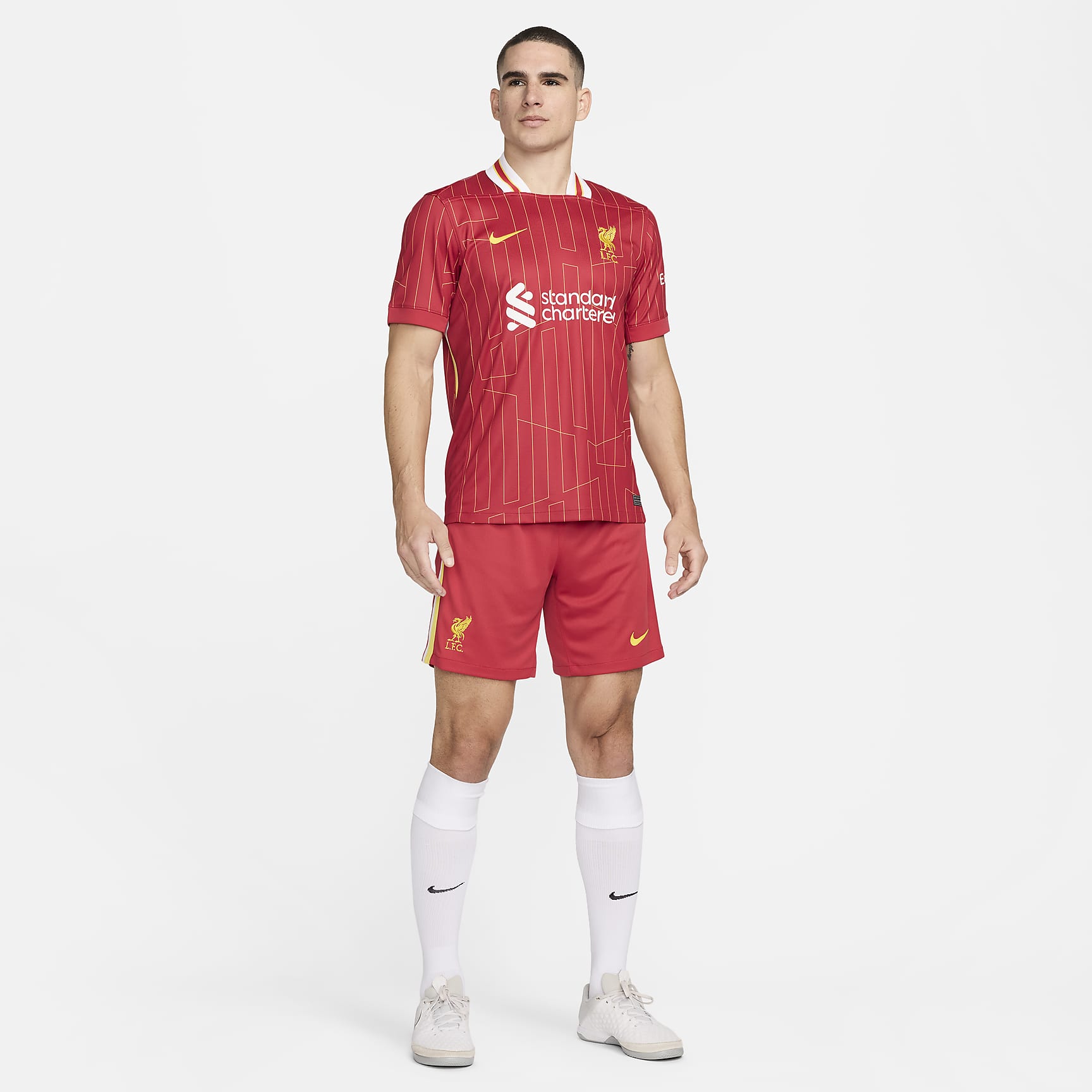 Liverpool FC 2024 Stadium Home Men's Nike Dri-FIT Soccer Replica Shorts