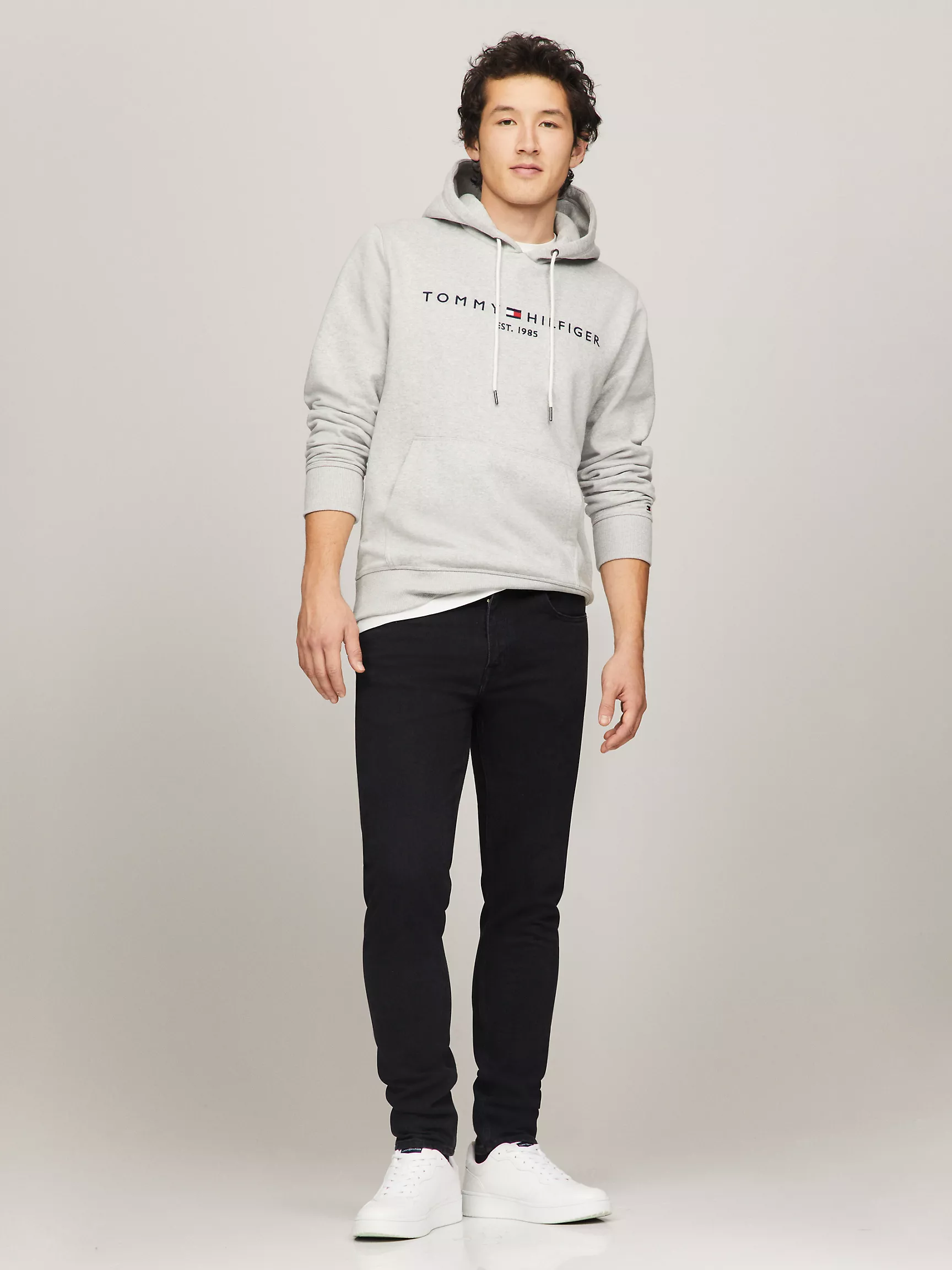 Мужское худи Tommy Hilfiger, Худи с вышитым логотипом Tommy