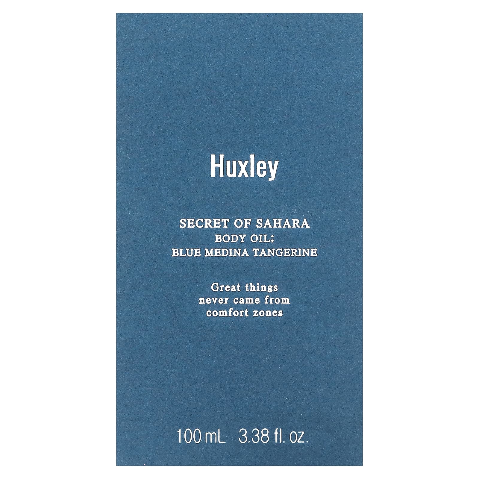 Huxley, Secret of Sahara Body Oil, мандарин с голубой мединой, 100 мл (3,38 жидк. Унции)