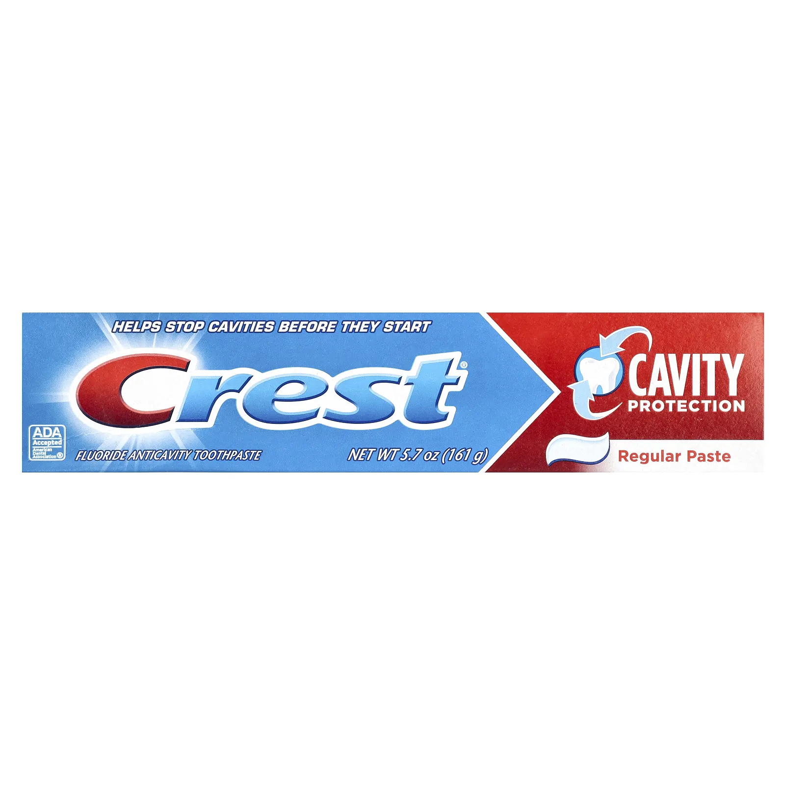 Crest, Cavity Protection, зубная паста с фтором, обычная, 161 г (5,7 унции)