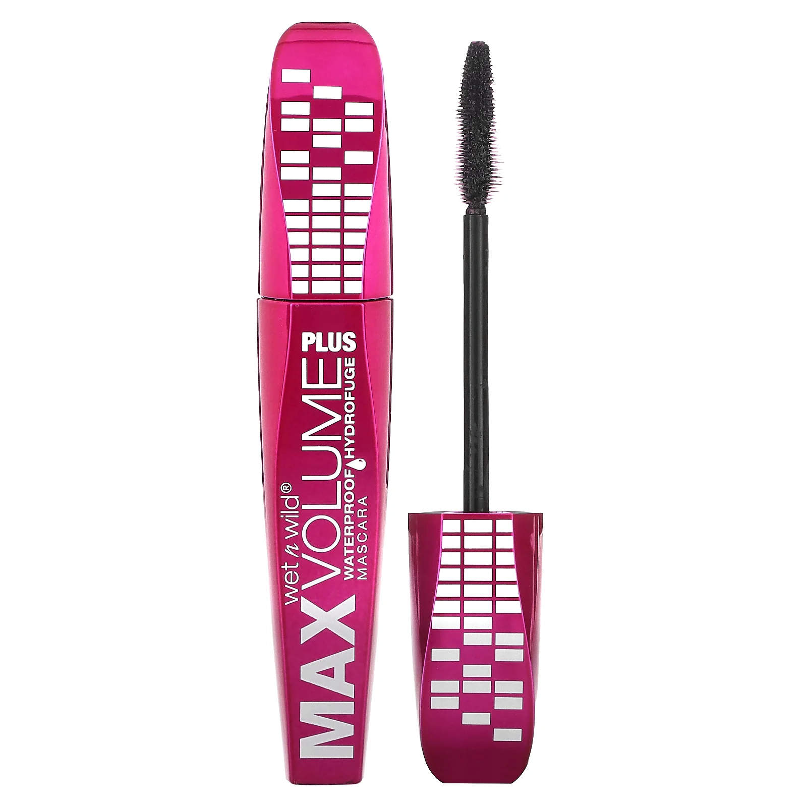 wet n wild, Max Volume Plus, водостойкая тушь для ресниц, черная, 8 мл (0,27 жидк. унции)