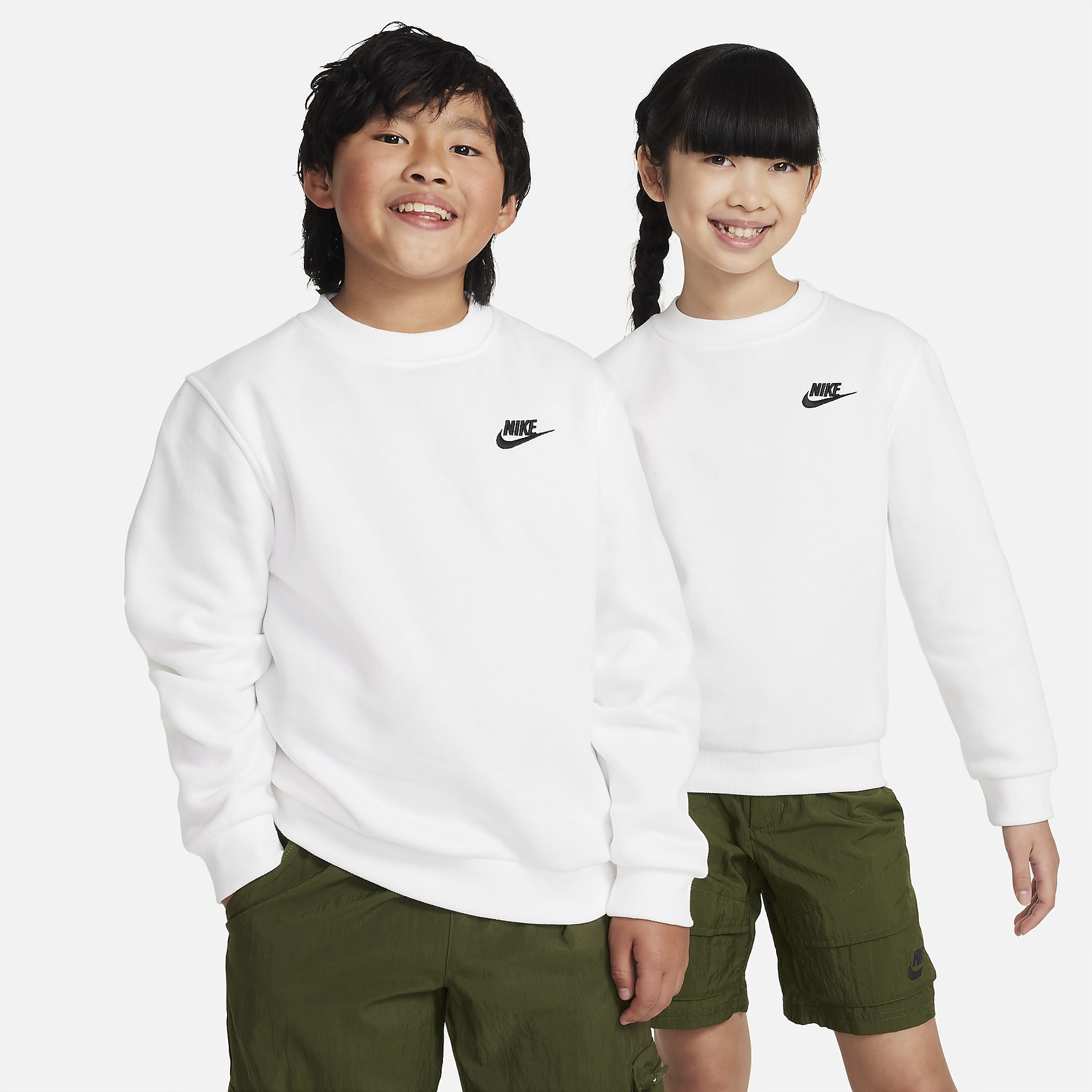 Nike Sportswear Club Fleece Big Kids' Sweatshirt