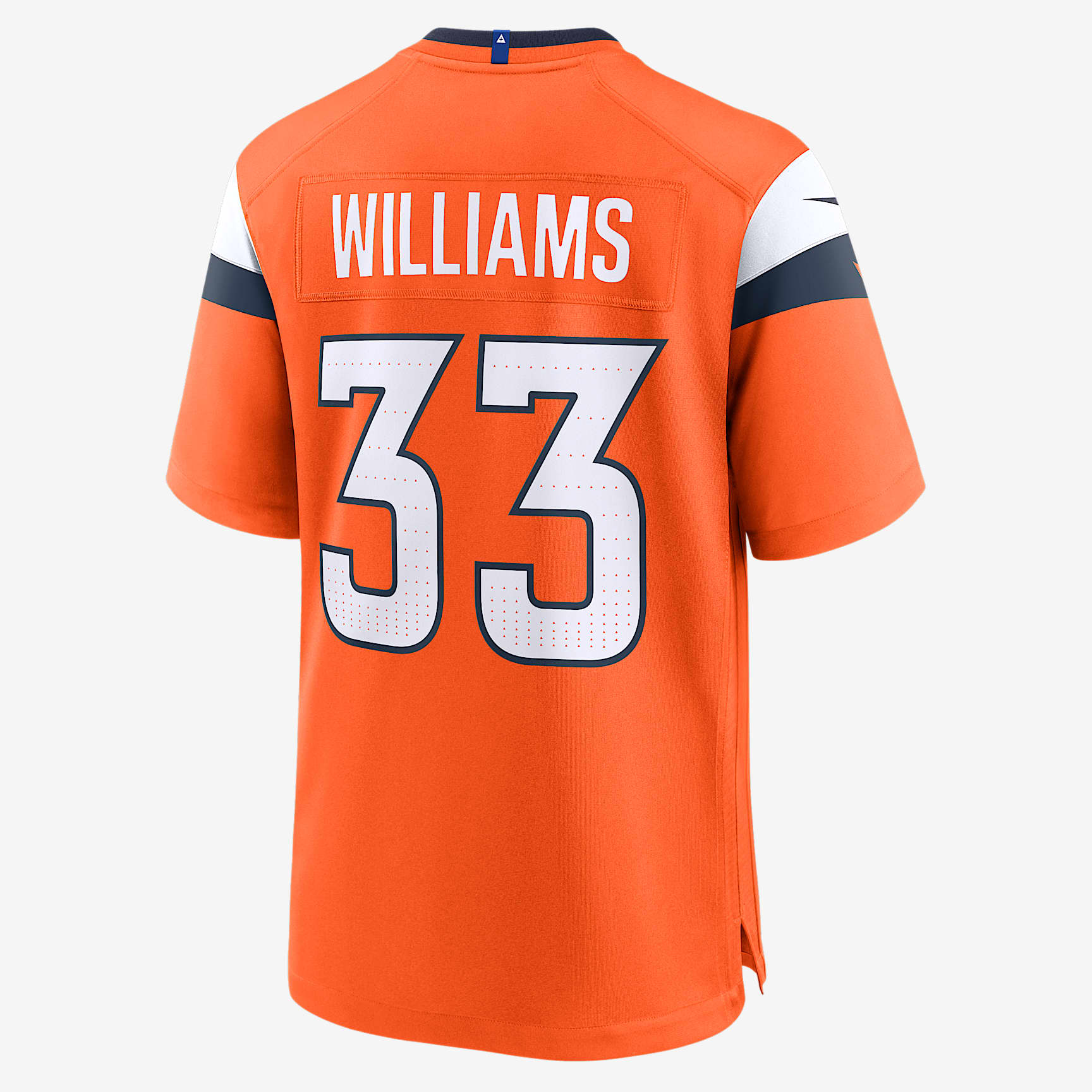 Javonte Williams Denver Broncos Men's Nike NFL Game Football Jersey