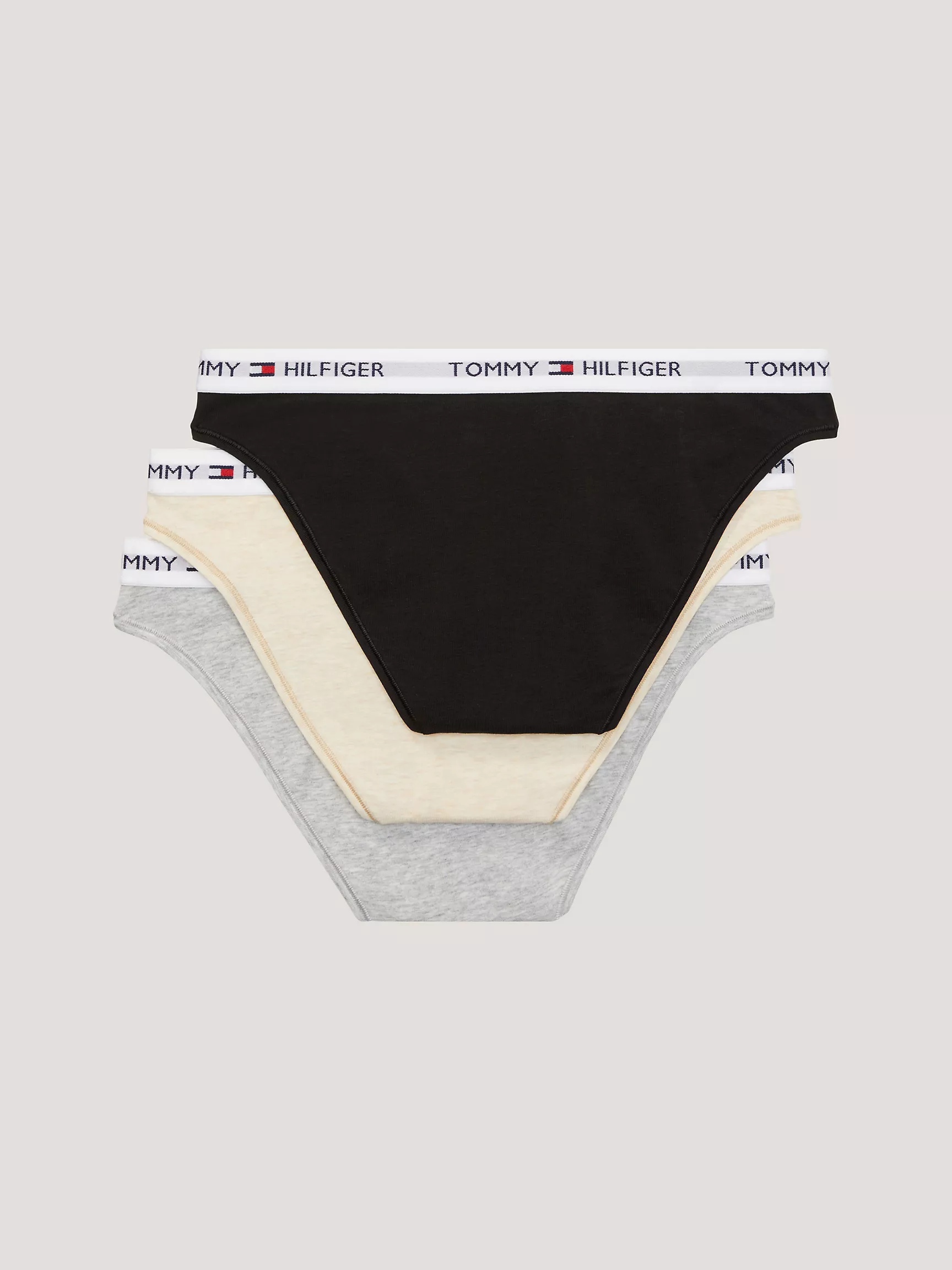 Женское нижнее белье Tommy Hilfiger, Трусы-бикини с логотипом Tommy (набор 3 шт.)