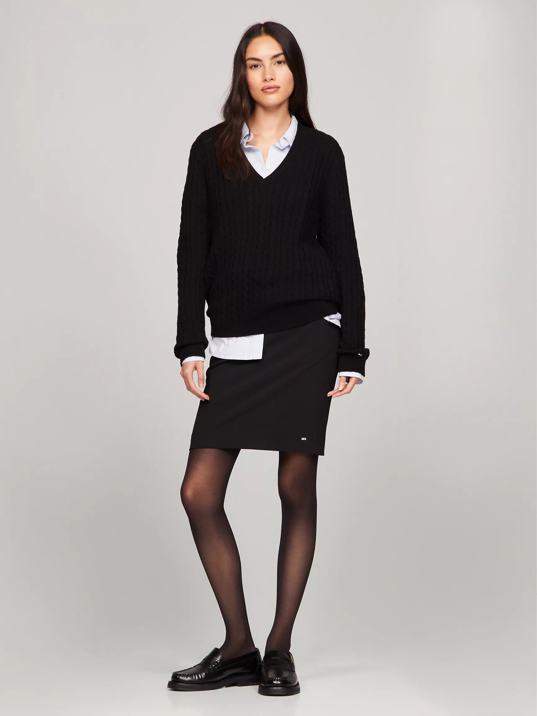 Женская юбка Tommy Hilfiger, Эластичная однотонная юбка-карандаш