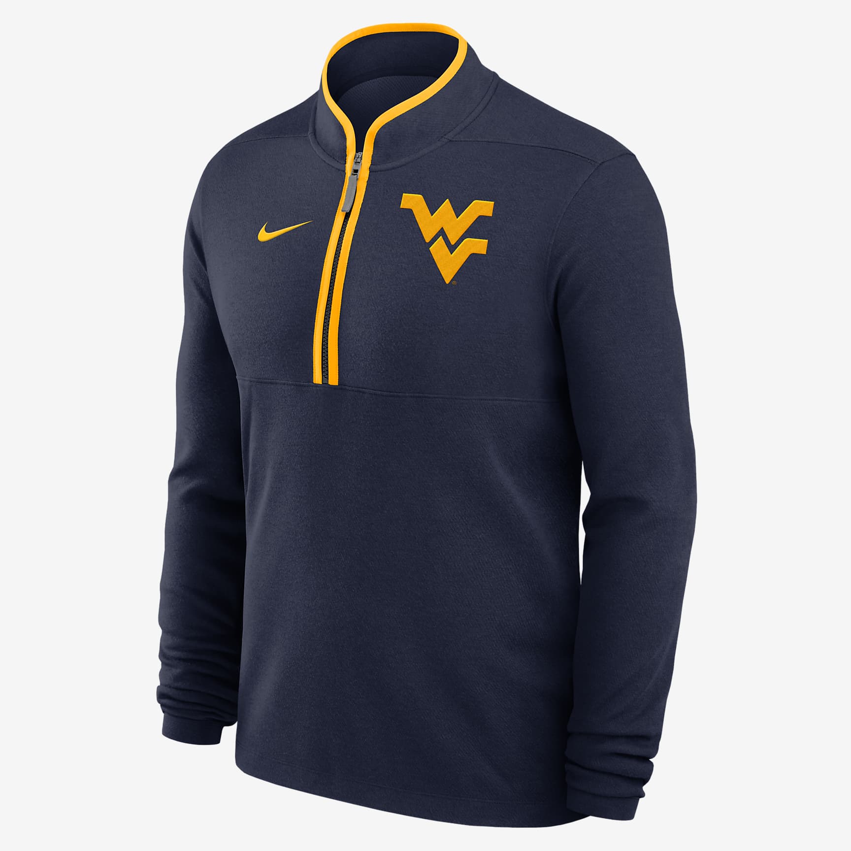 West Virginia Mountaineers Victory Men's Nike Dri-FIT College 1/2-Zip Long-Sleeve Top