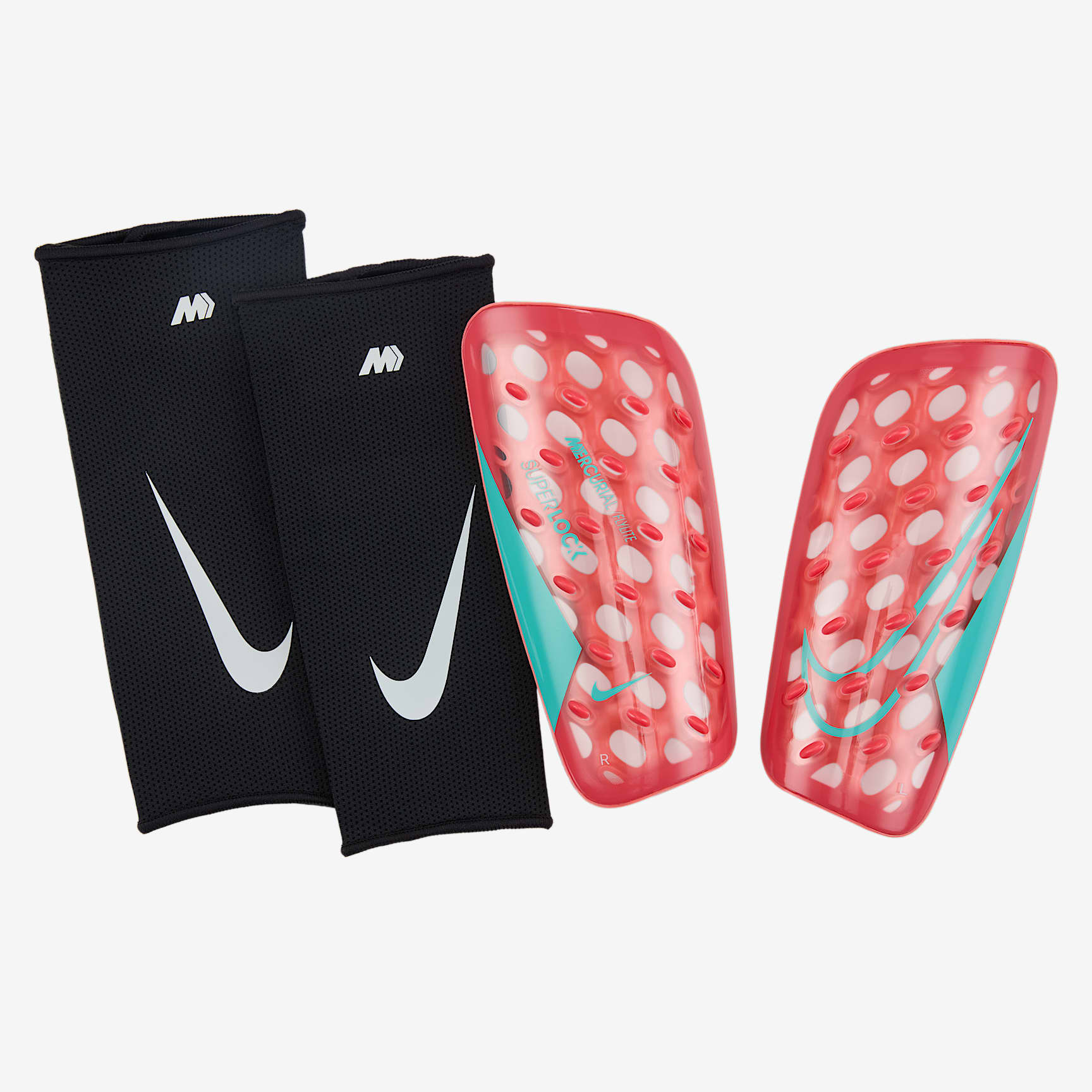 Nike Mercurial FlyLite SuperLock Soccer Shin Guards