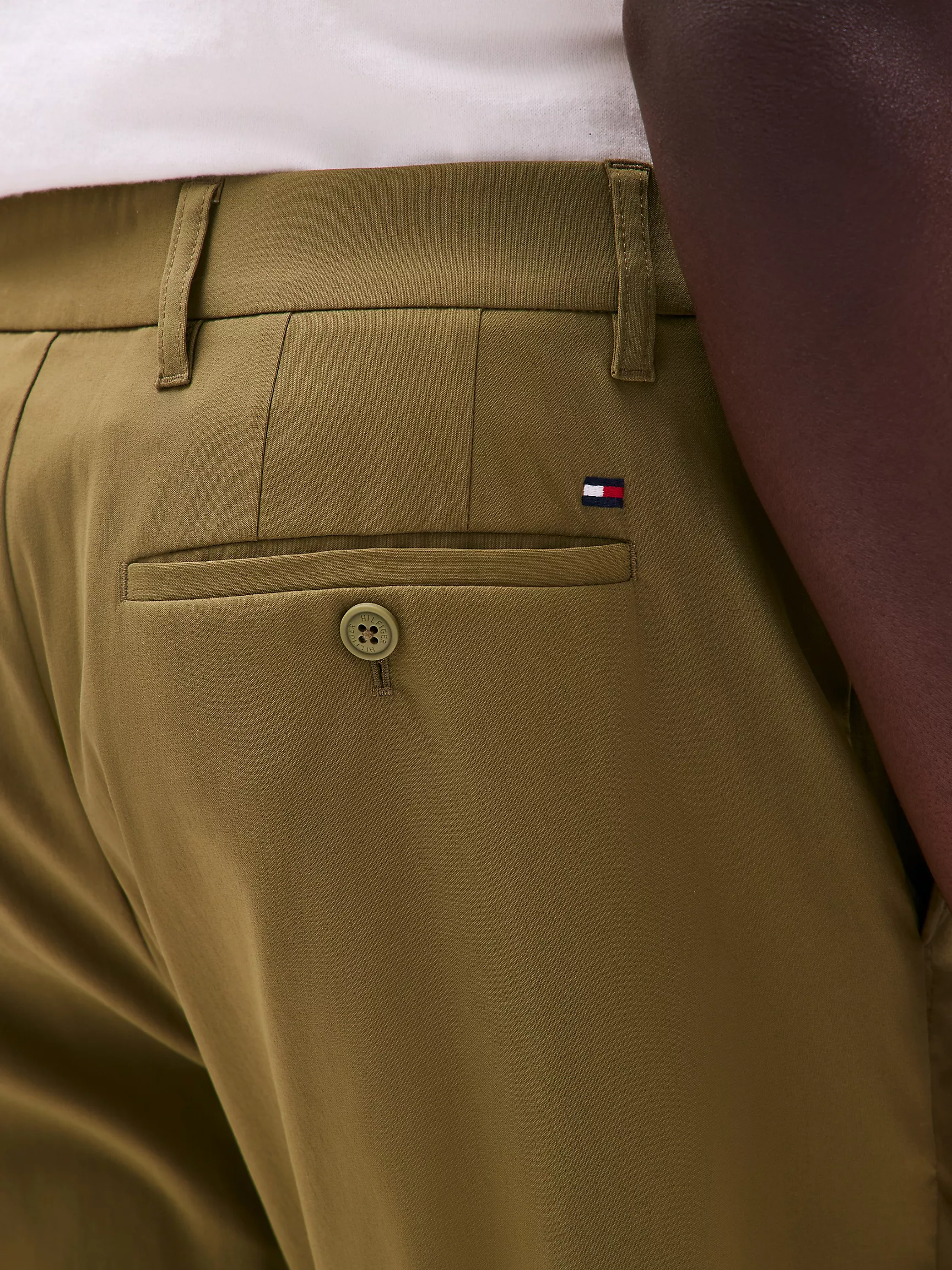 Мужские брюки Tommy Hilfiger, Эластичные брюки стандартного кроя из технологичной ткани