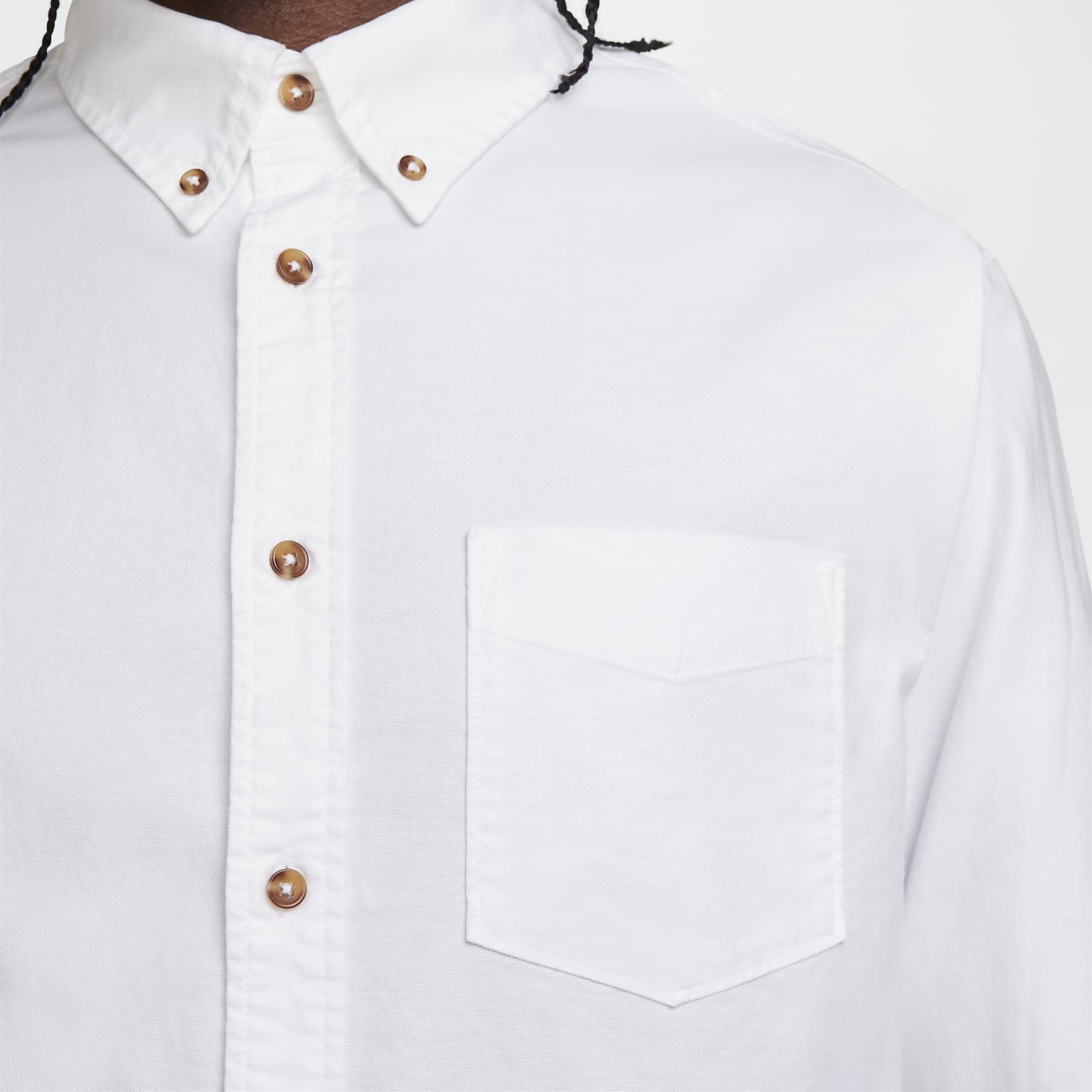 Nike Life Men's Long-Sleeve Oxford Button-Down Shirt